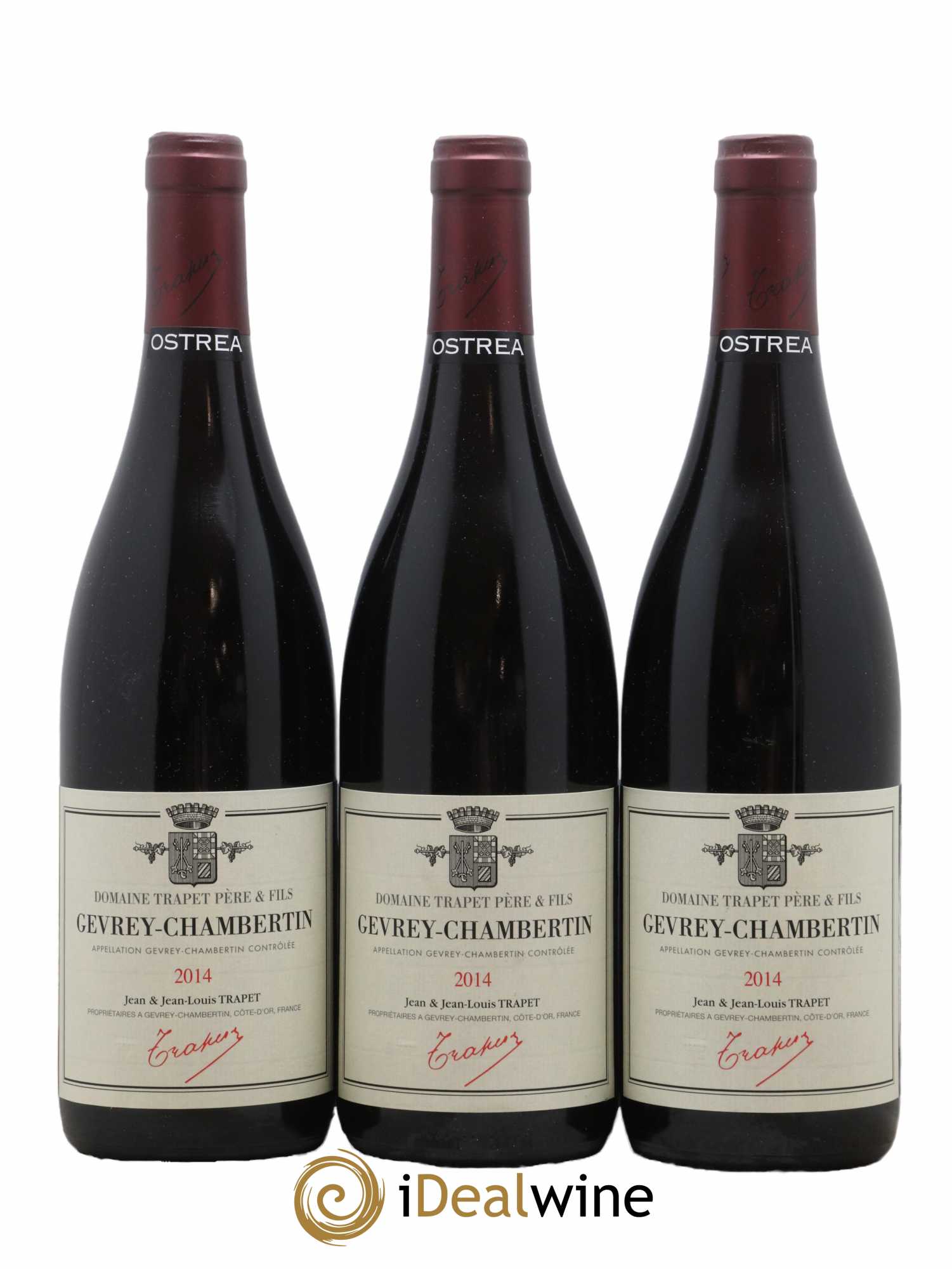 Gevrey-Chambertin Ostrea Domaine Trapet 2014 - Lotto di 3 bottiglie - 0