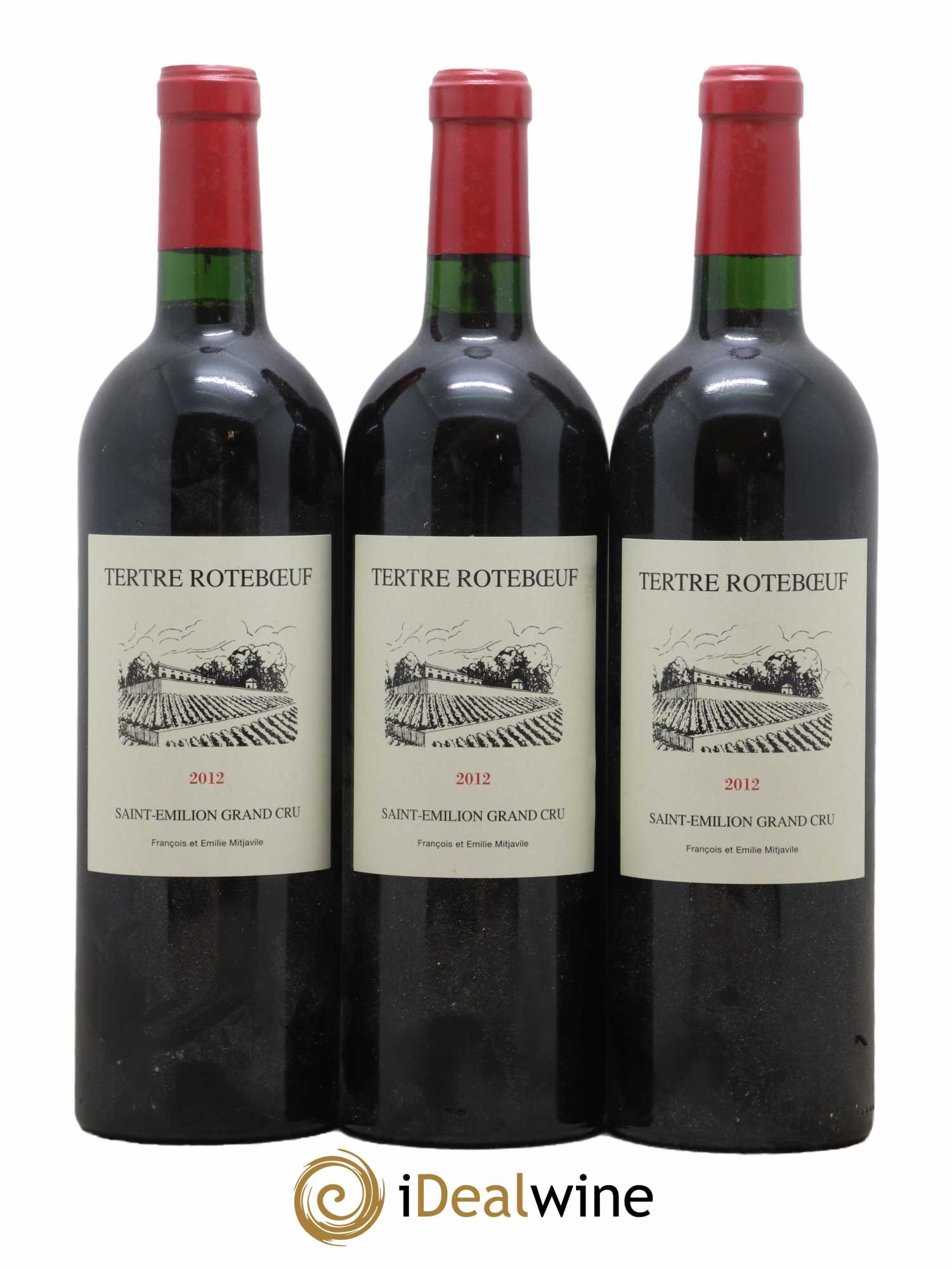 Château Tertre Roteboeuf 2012 - Posten von 3 Flaschen - 0