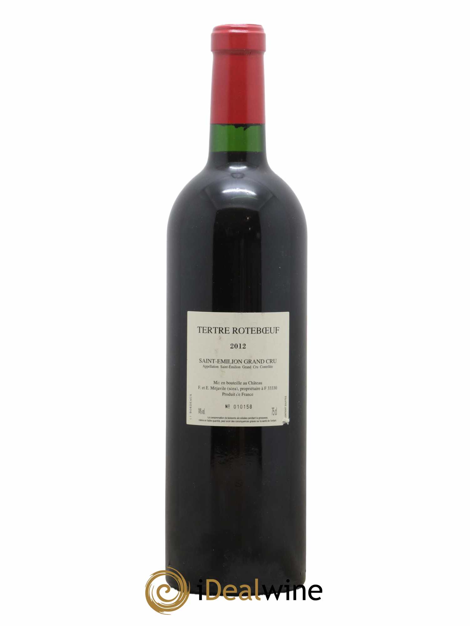 Château Tertre Roteboeuf 2012 - Lot of 1 bottle - 1