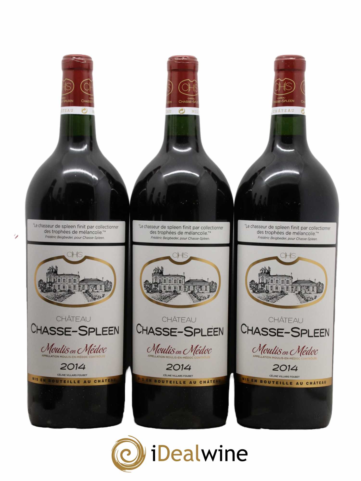 Château Chasse Spleen 2014 - Lot de 6 magnums - 1