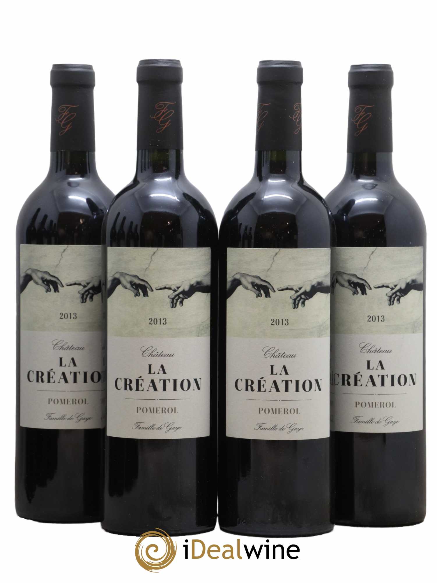 Pomerol Château La Création 2013 - Lot de 4 bouteilles - 0