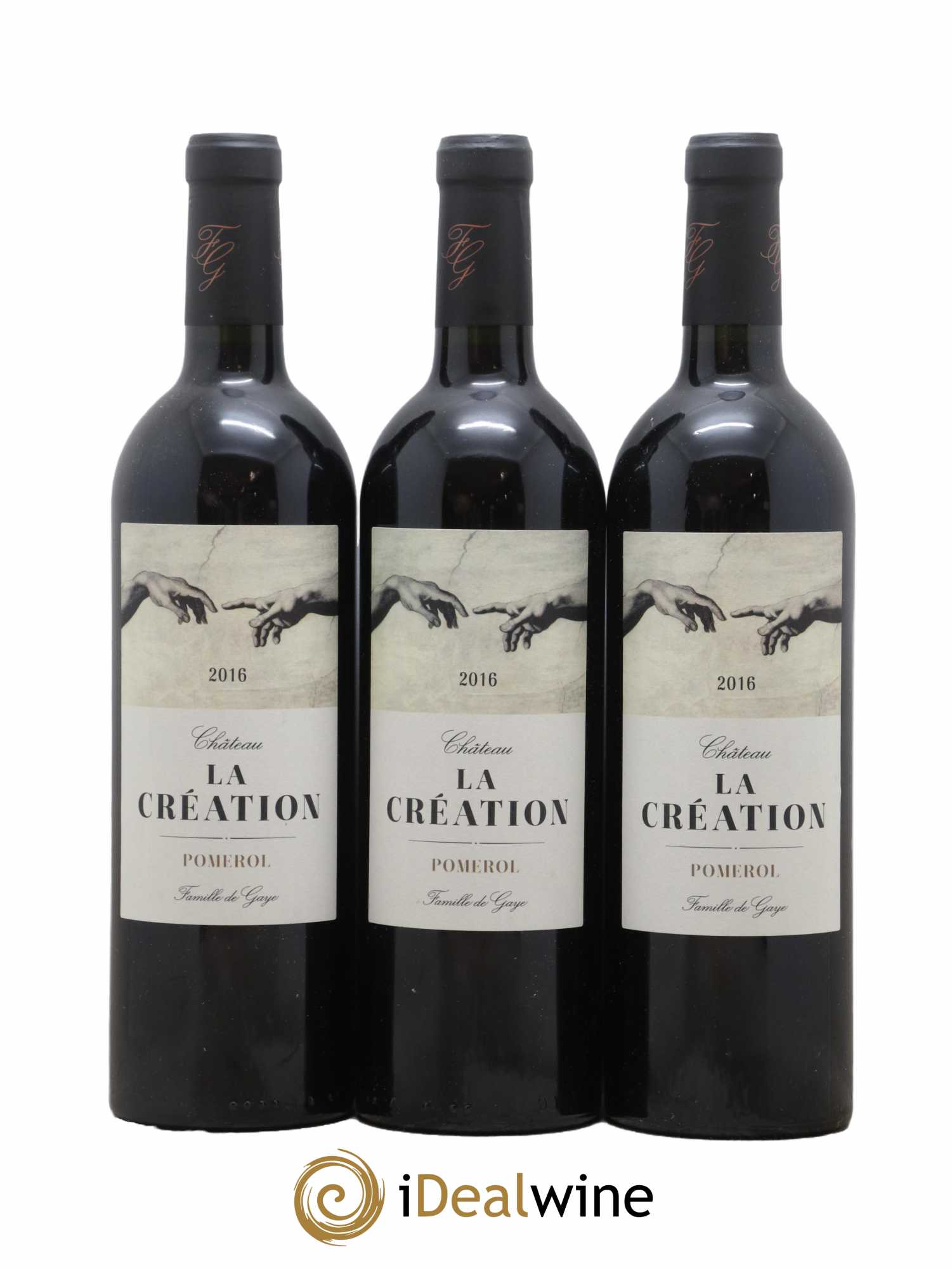 Pomerol Château La Création 2016 - Lot de 3 bouteilles - 0