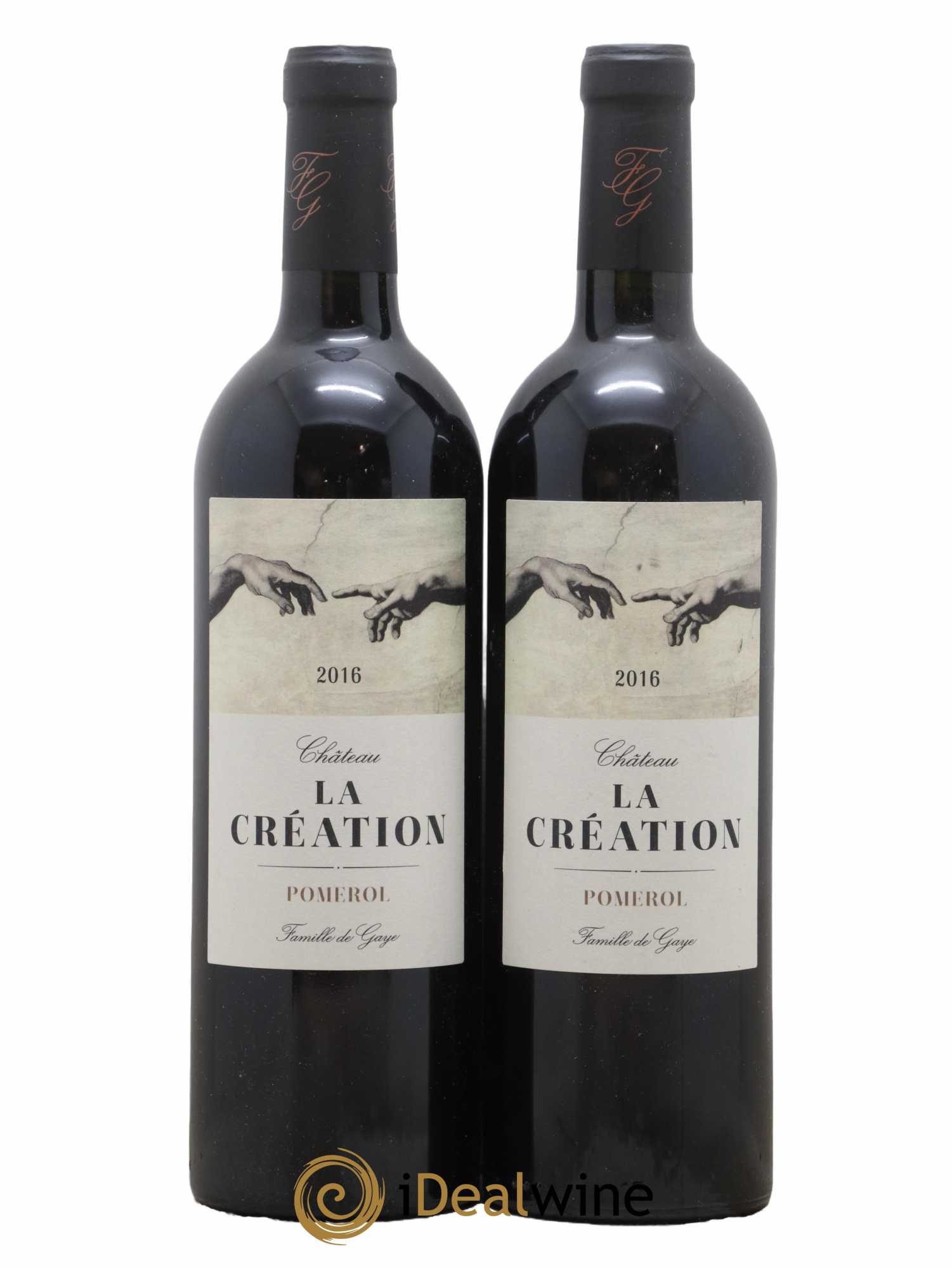 Pomerol Château La Création 2016 - Lot de 2 bouteilles - 0