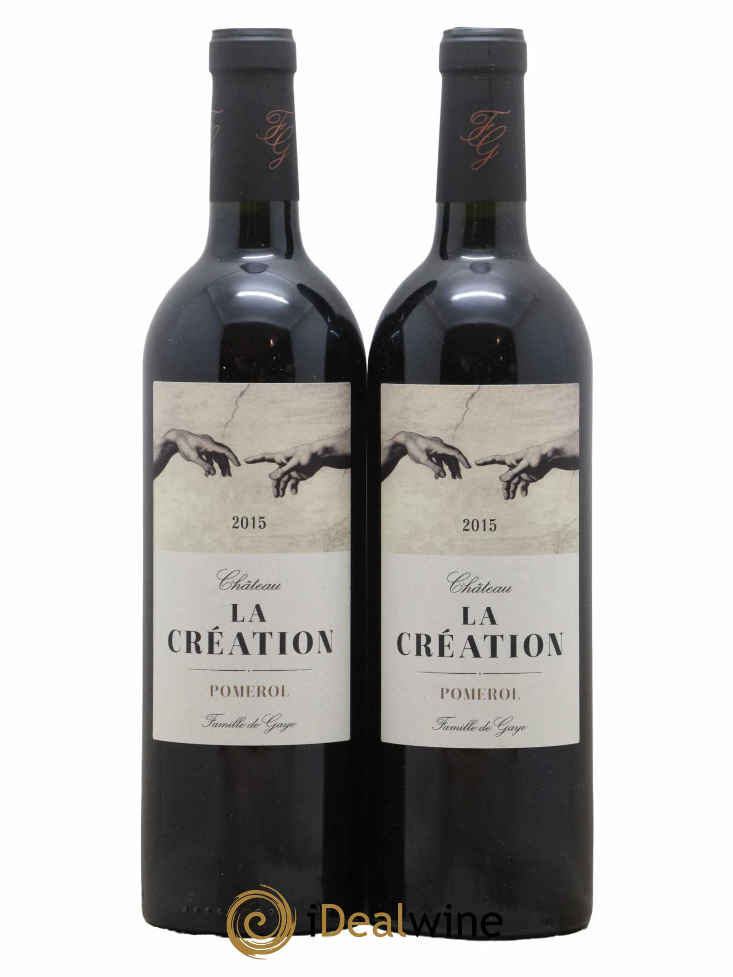 Pomerol Château La Création 2015 - Lot de 2 bouteilles - 0