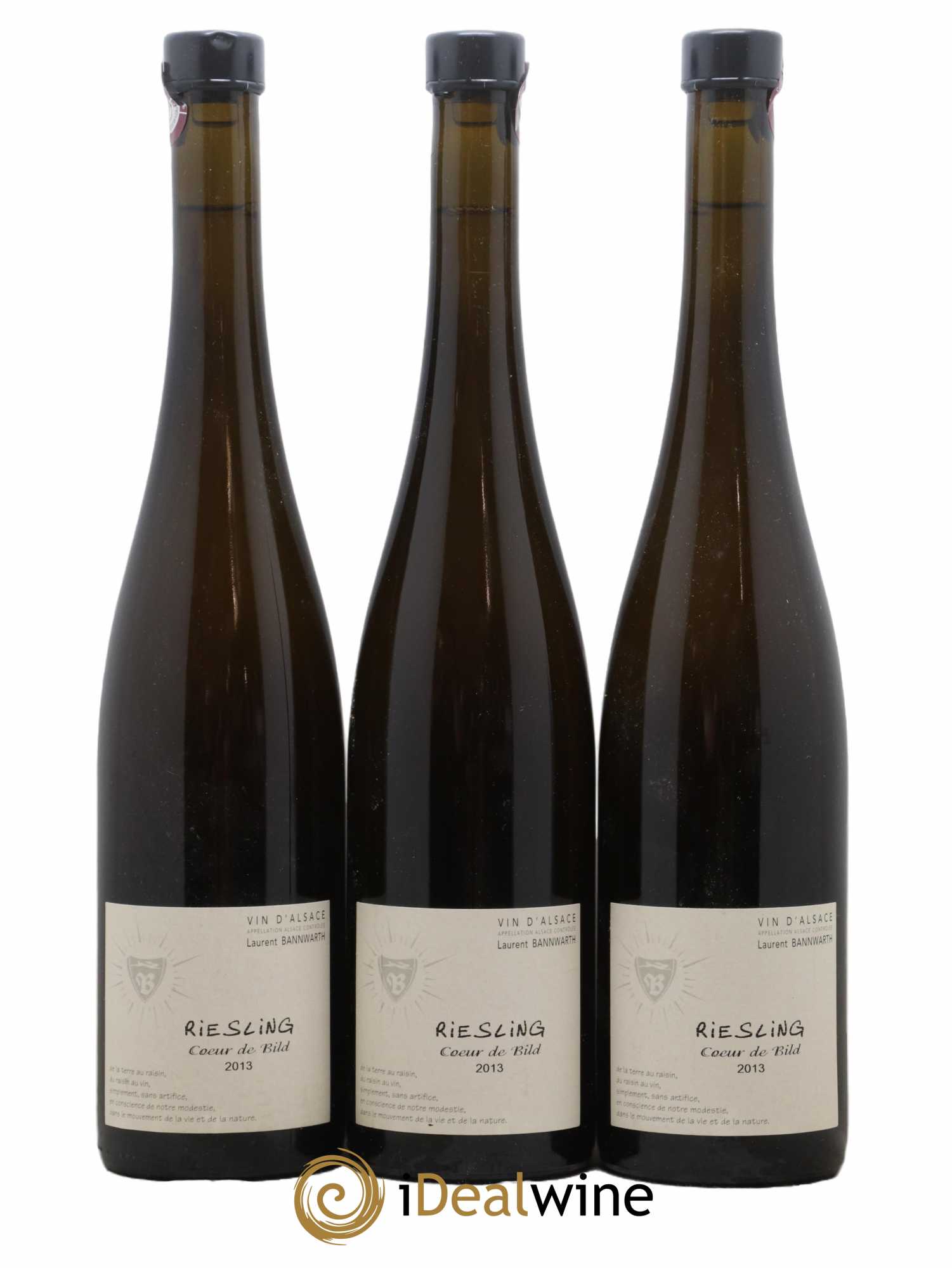 Alsace Riesling Coeur de Bild Bannwarth 2013 - Posten von 3 Flaschen - 0