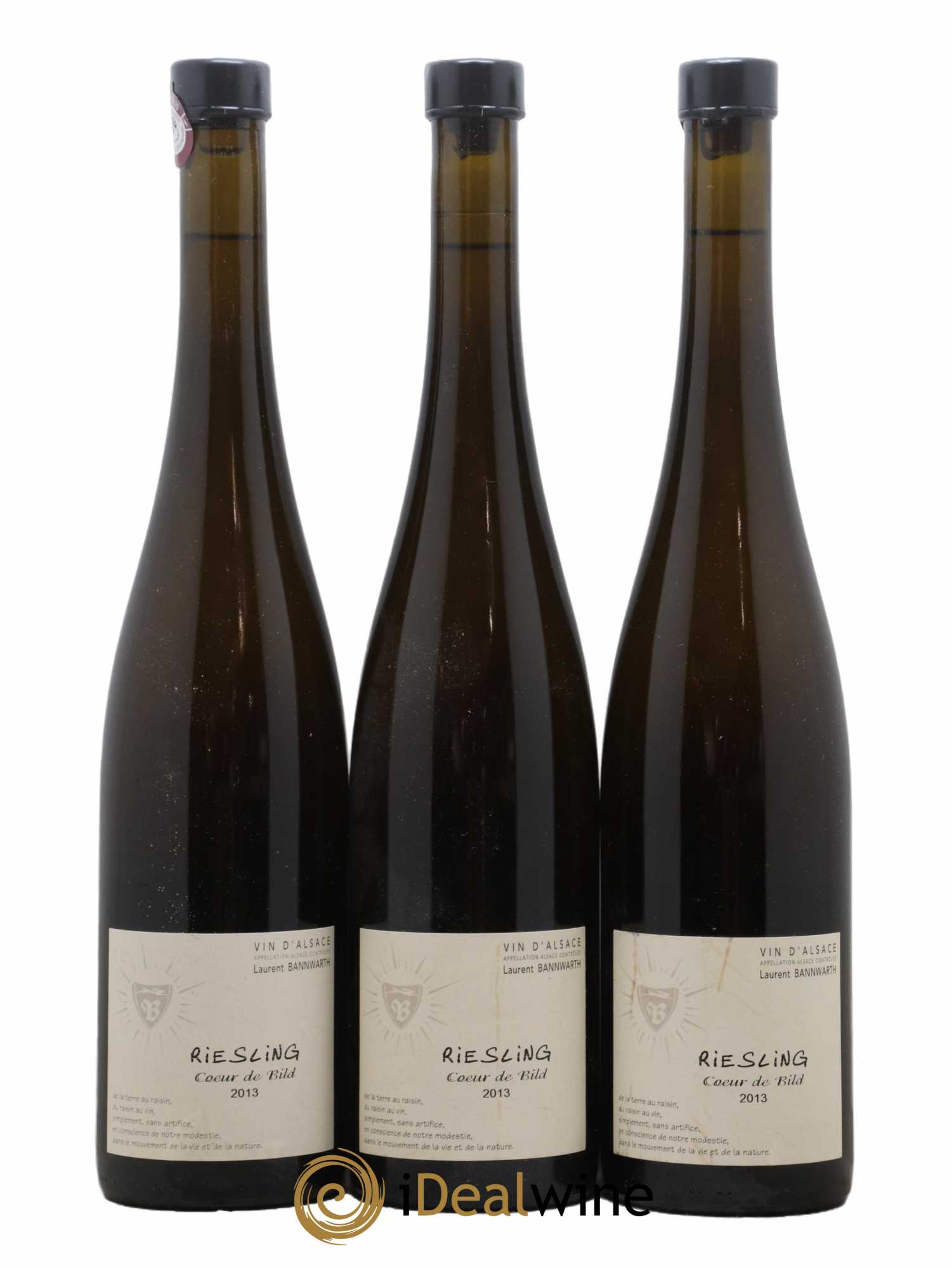 Alsace Riesling Coeur de Bild Bannwarth 2013 - Posten von 3 Flaschen - 0