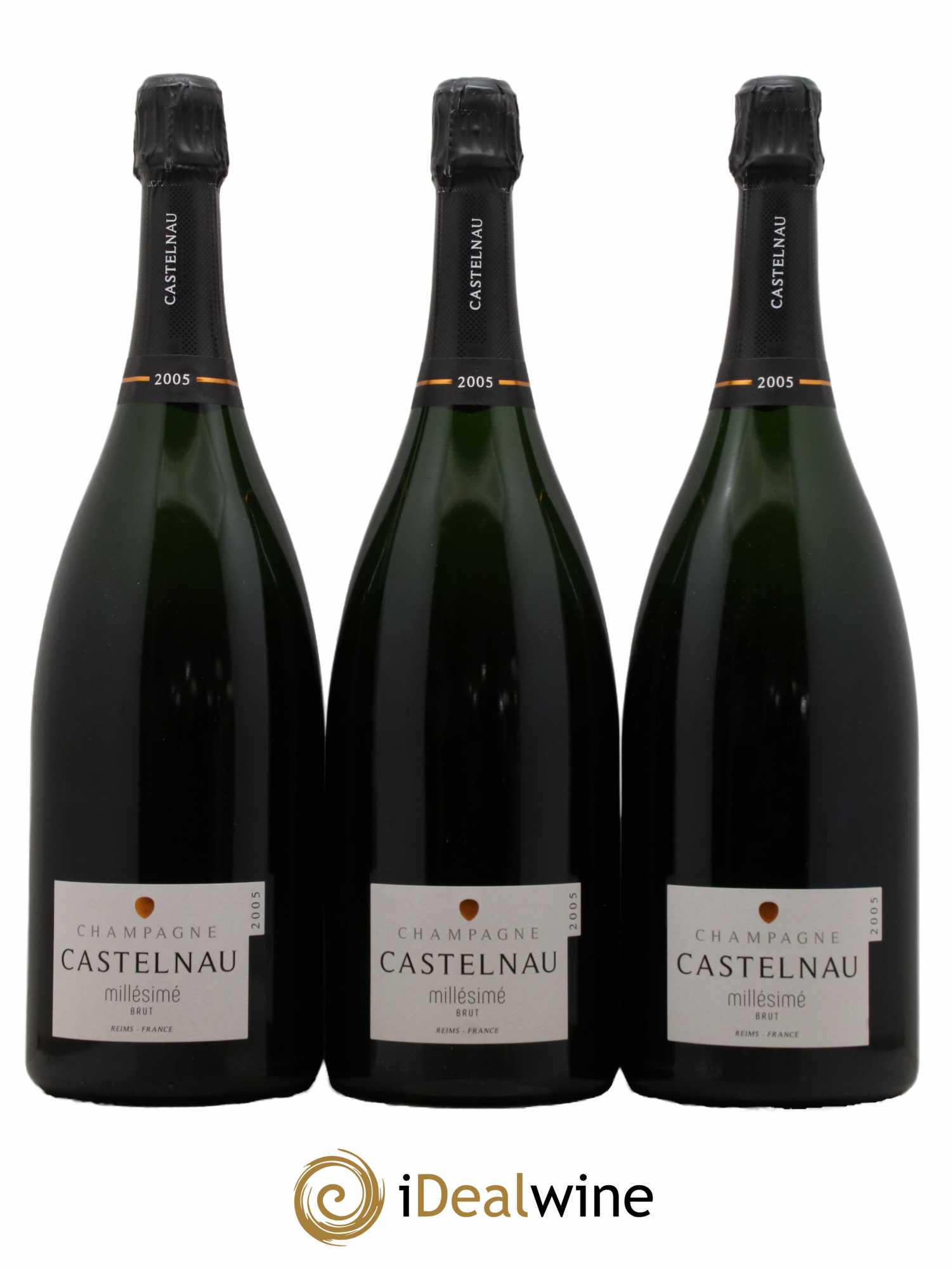 Champagne Brut Millésimé Maison Castelnau 2005 - Lot de 3 magnums - 0