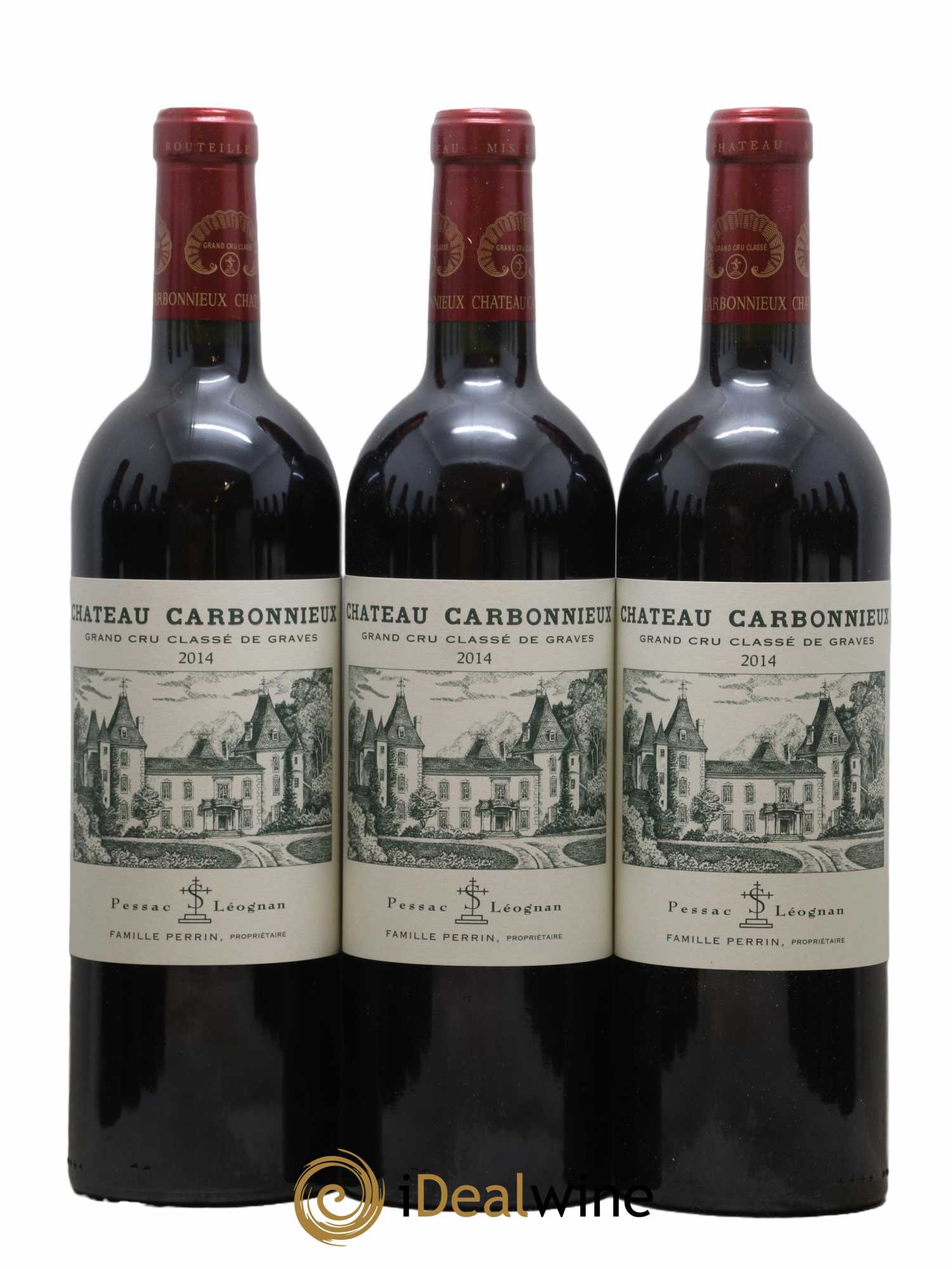 Château Carbonnieux Cru Classé de Graves 2014 - Lot de 12 bouteilles - 1