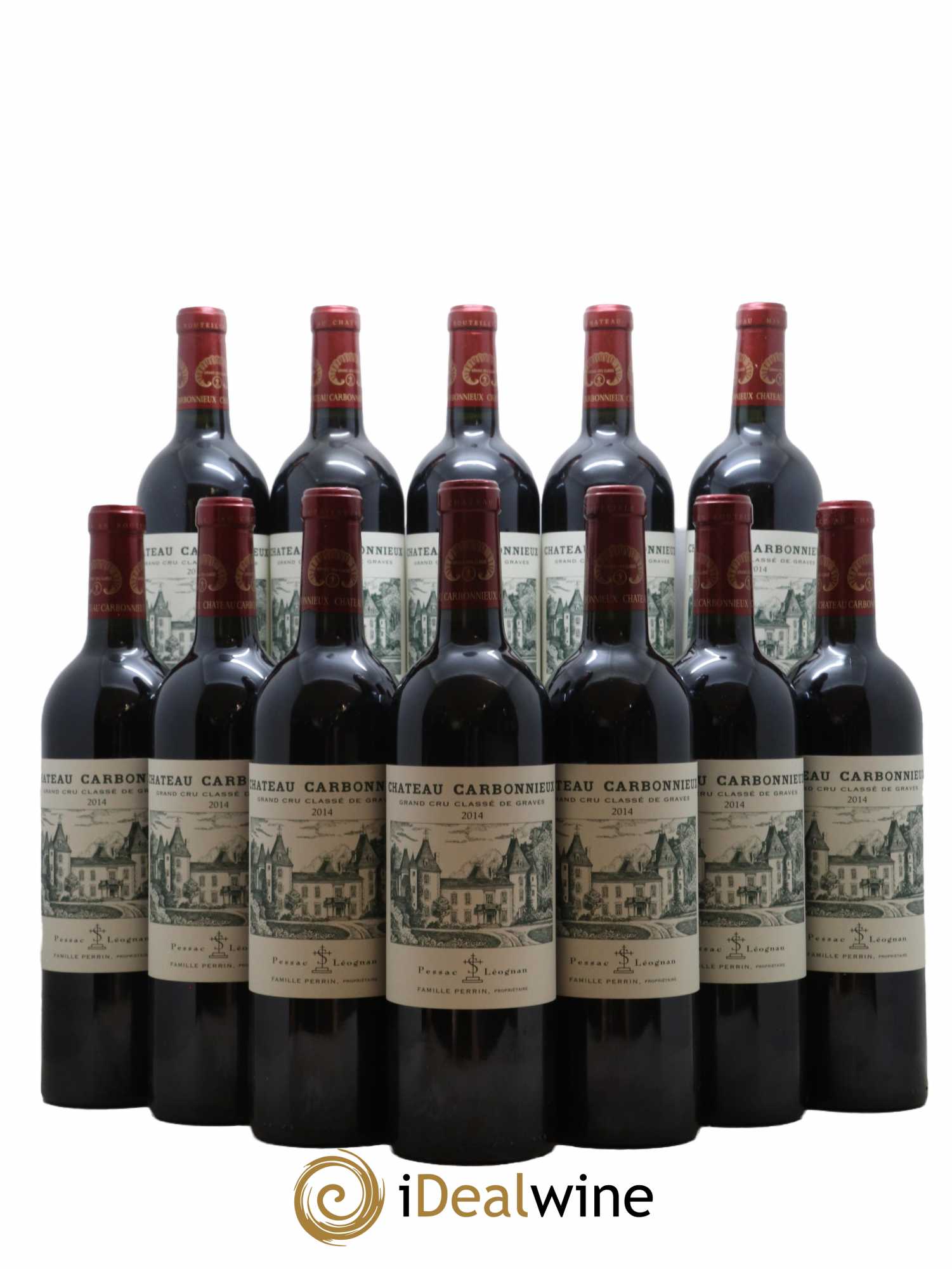 Château Carbonnieux Cru Classé de Graves 2014 - Lot de 12 bouteilles - 0