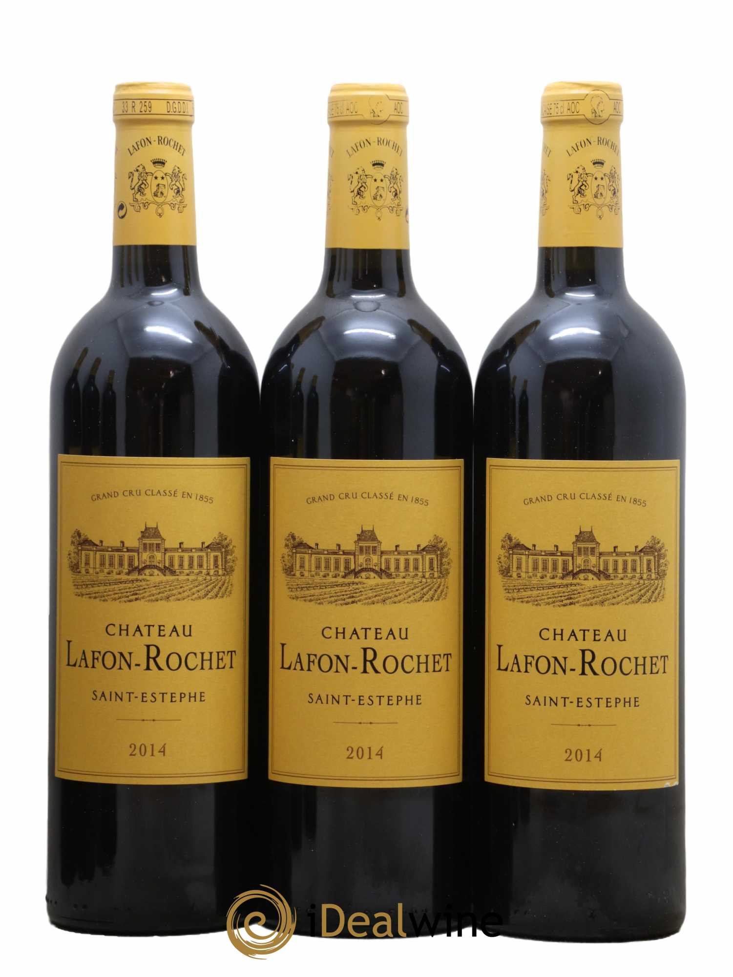 Château Lafon Rochet 4ème Grand Cru Classé  2014 - Lotto di 12 bottiglie - 3