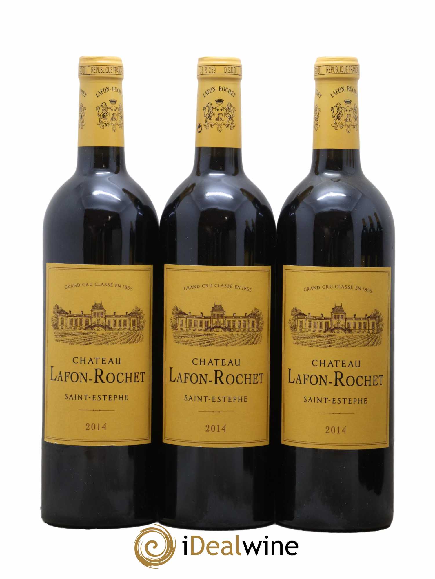 Château Lafon Rochet 4ème Grand Cru Classé 2014 - Lotto di 12 bottiglie - 3