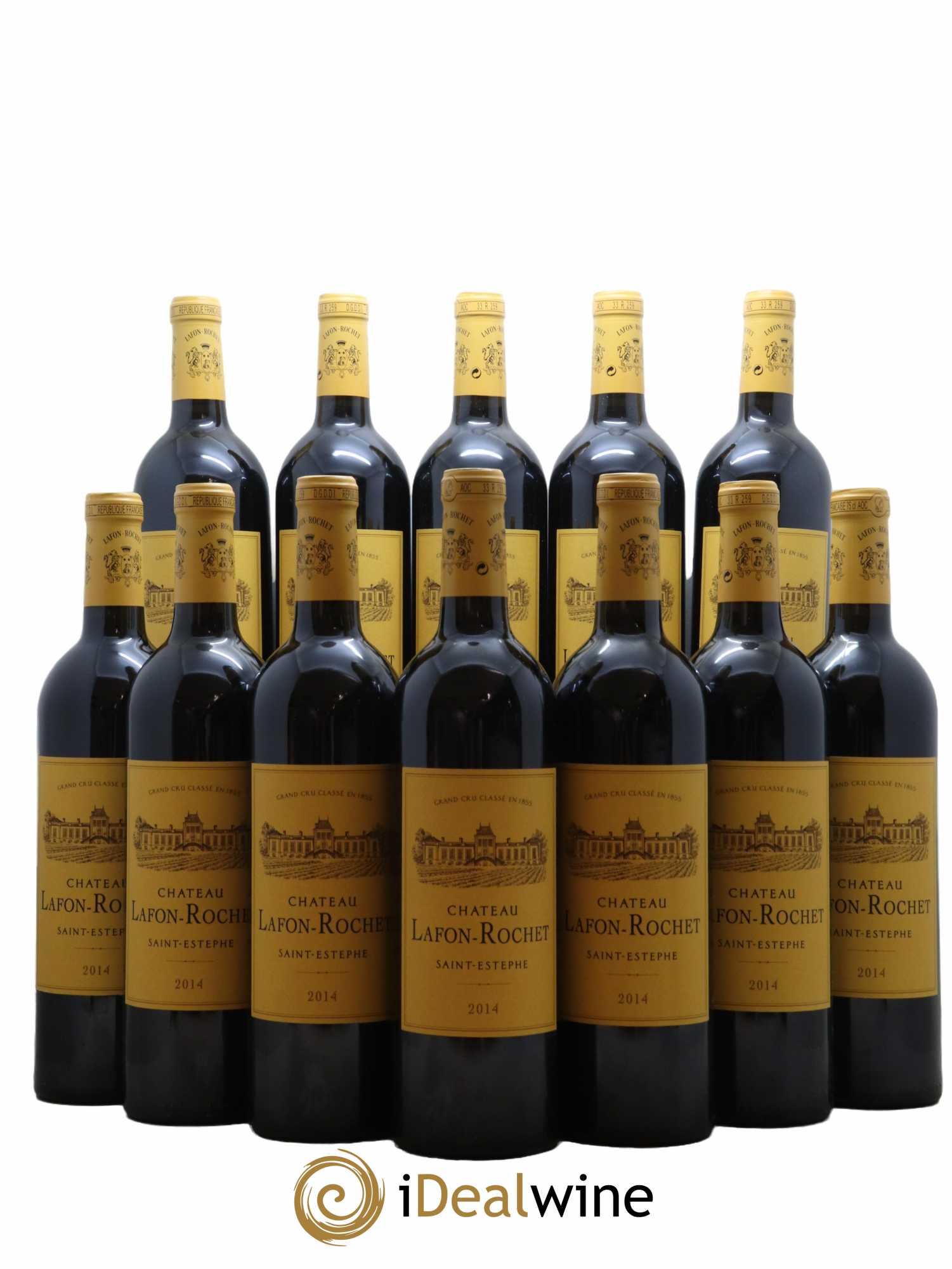 Château Lafon Rochet 4ème Grand Cru Classé 2014 - Lotto di 12 bottiglie - 0