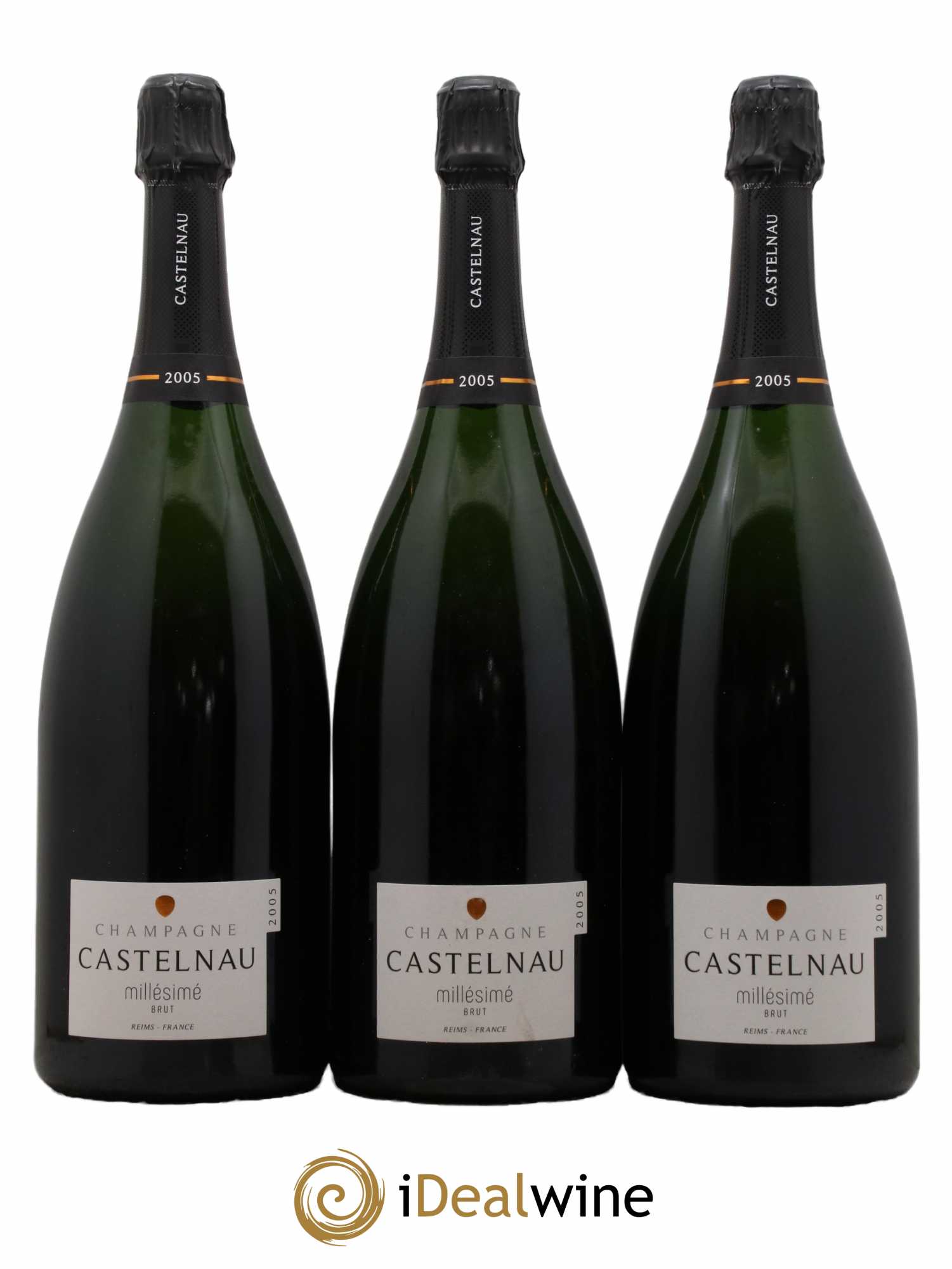 Champagne Brut Millésimé Maison Castelnau 2005 - Lot de 3 magnums - 0