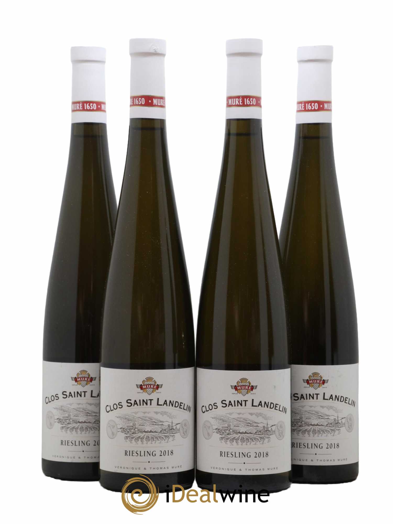 Riesling Clos Saint Landelin Véronique & Thomas Muré 2018 - Lot de 4 bouteilles - 0