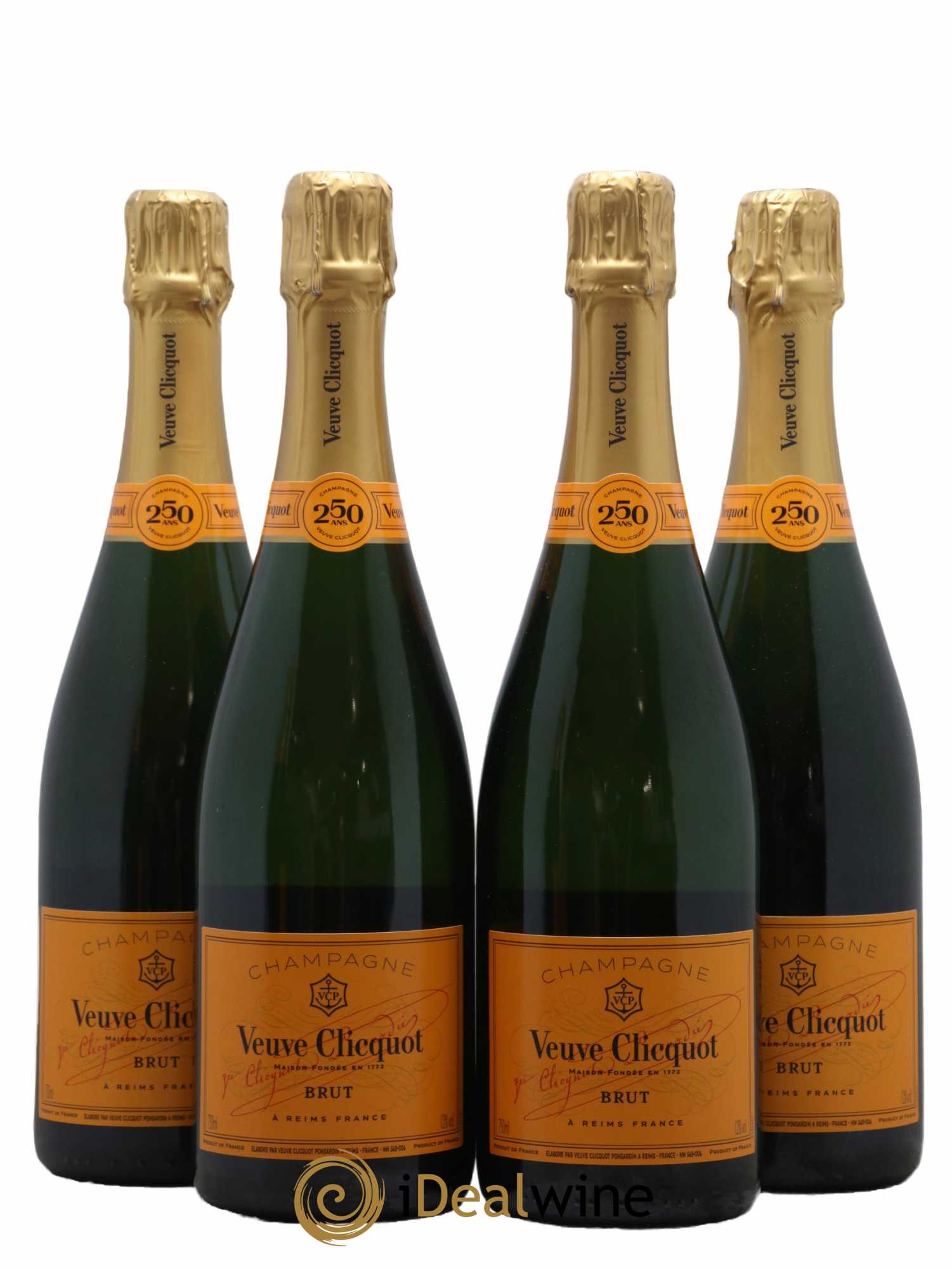 Carte Jaune Brut Veuve Clicquot - Lot de 4 bouteilles - 0