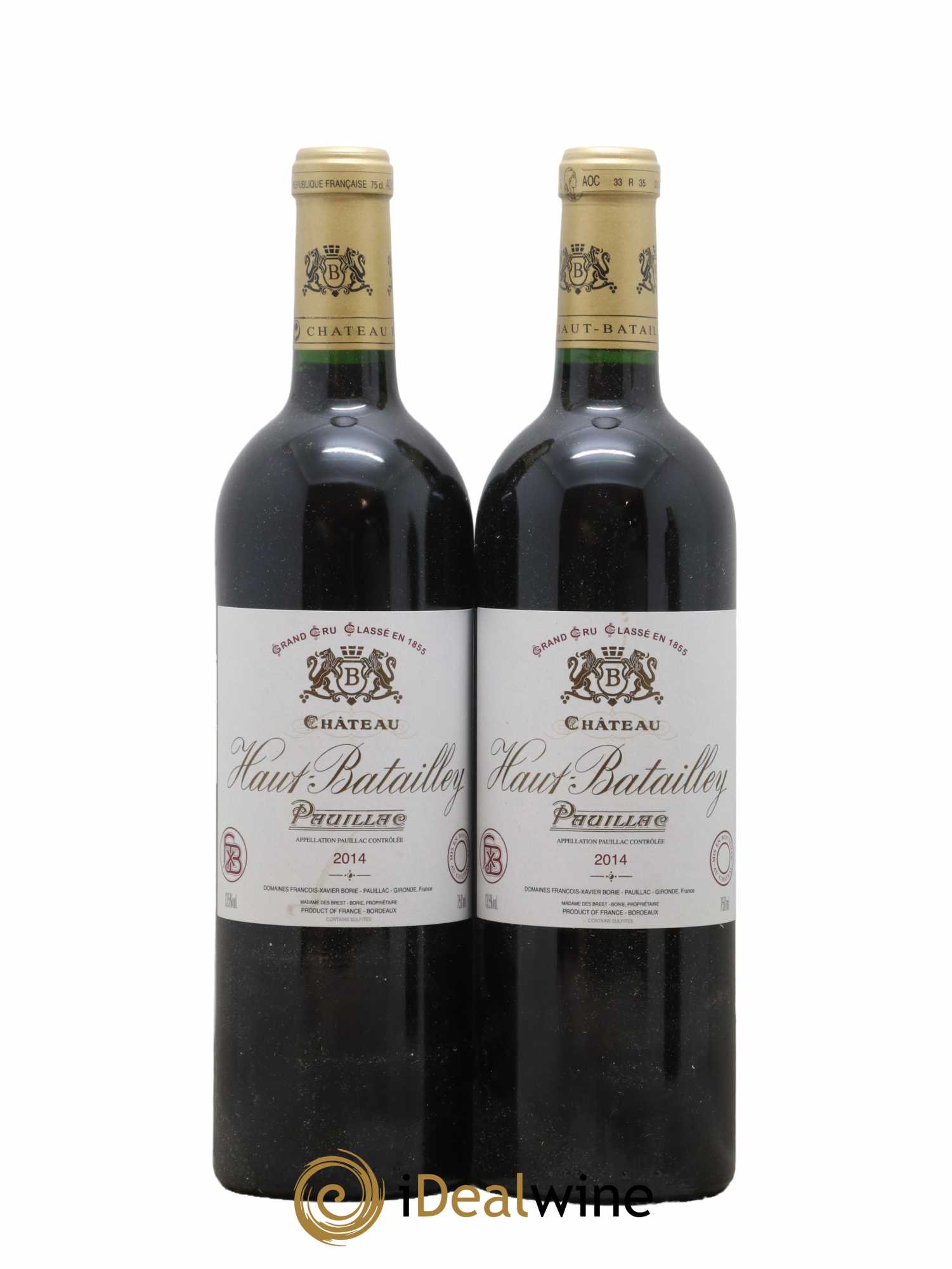 Château Haut Batailley 5ème Grand Cru Classé 2014 - Lot de 2 bouteilles - 0