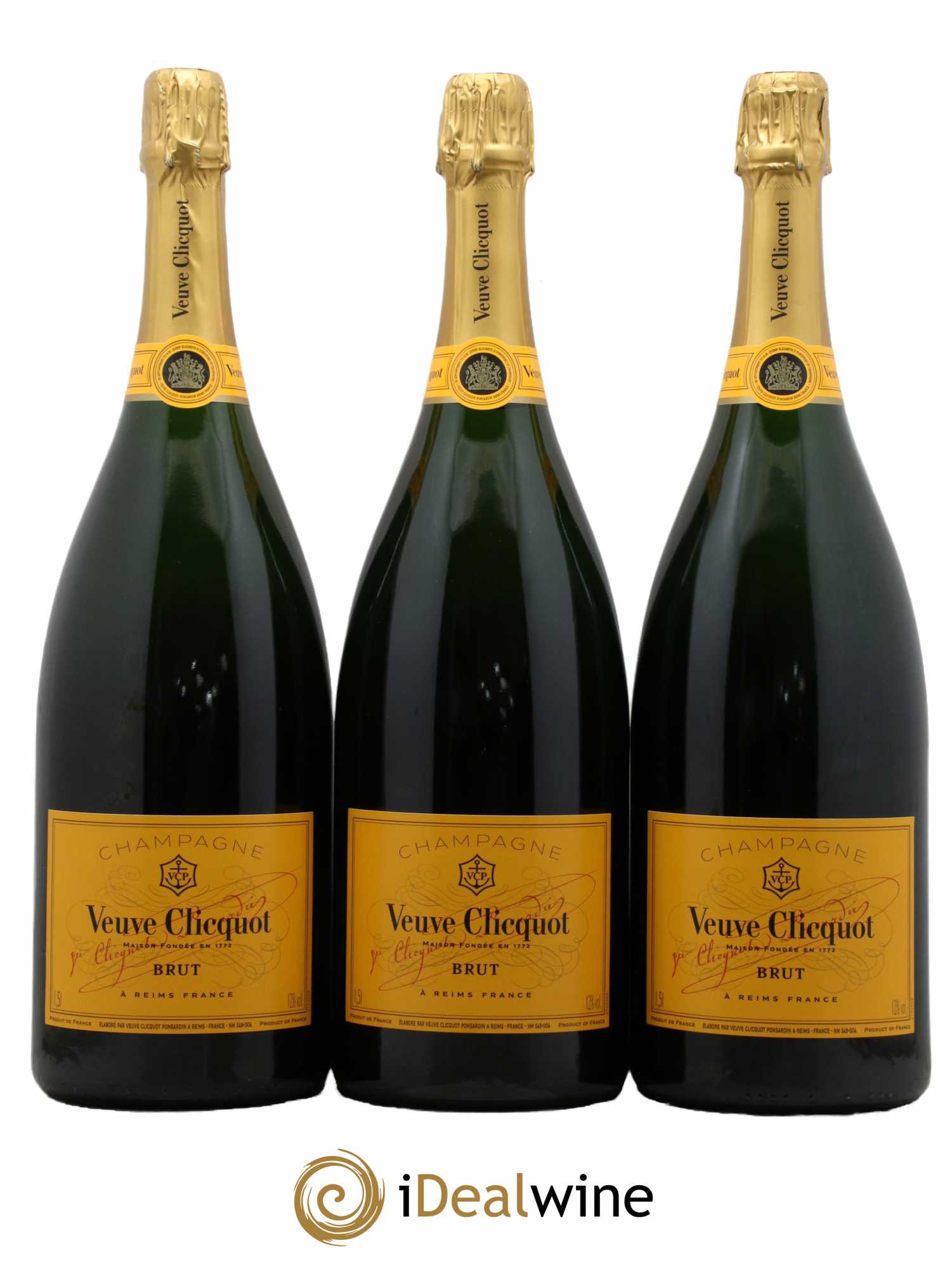 Carte Jaune Brut Veuve Clicquot - Lot de 3 magnums - 0