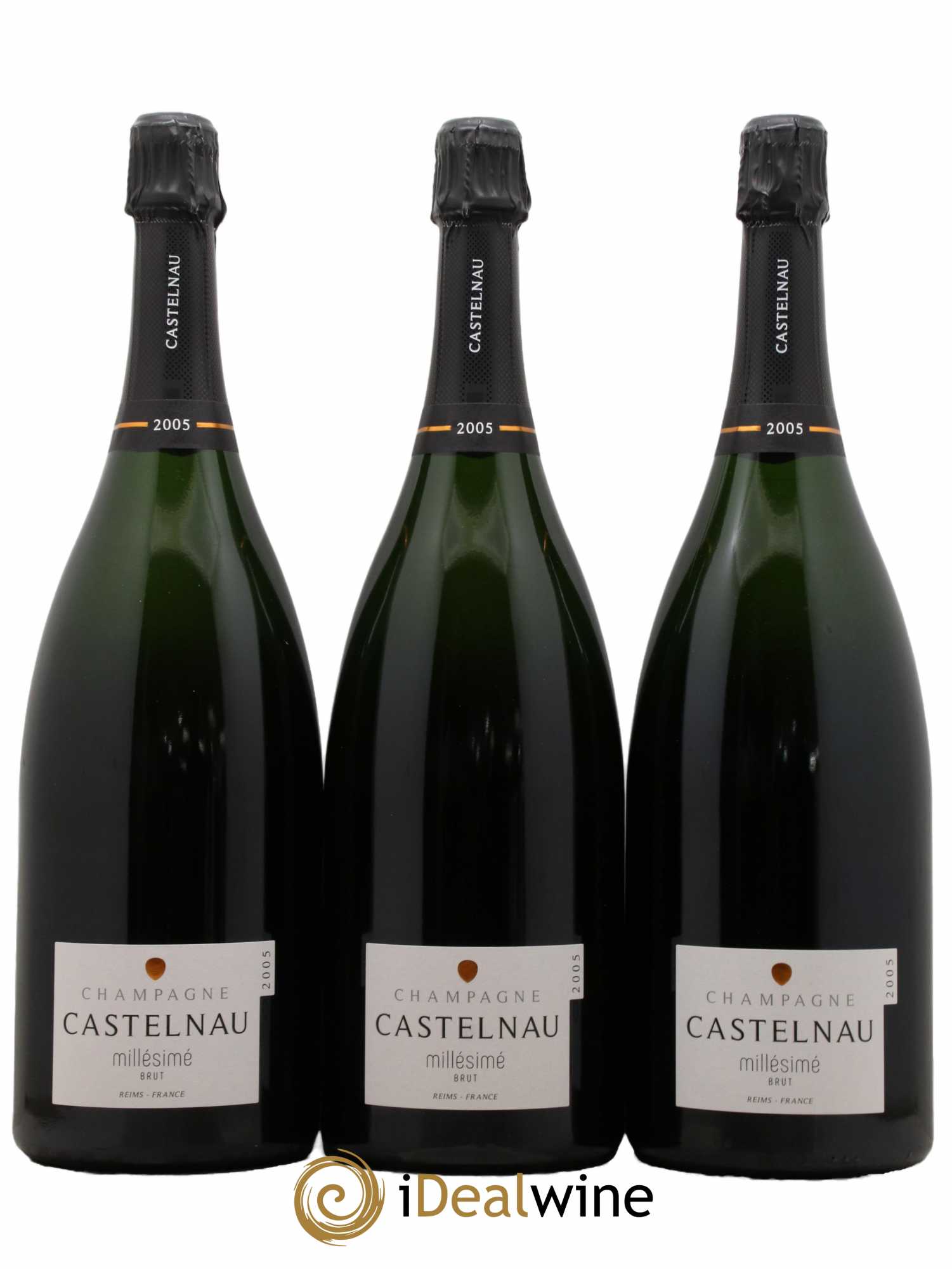 Champagne Brut Millésimé Maison Castelnau 2005 - Lot de 3 magnums - 0