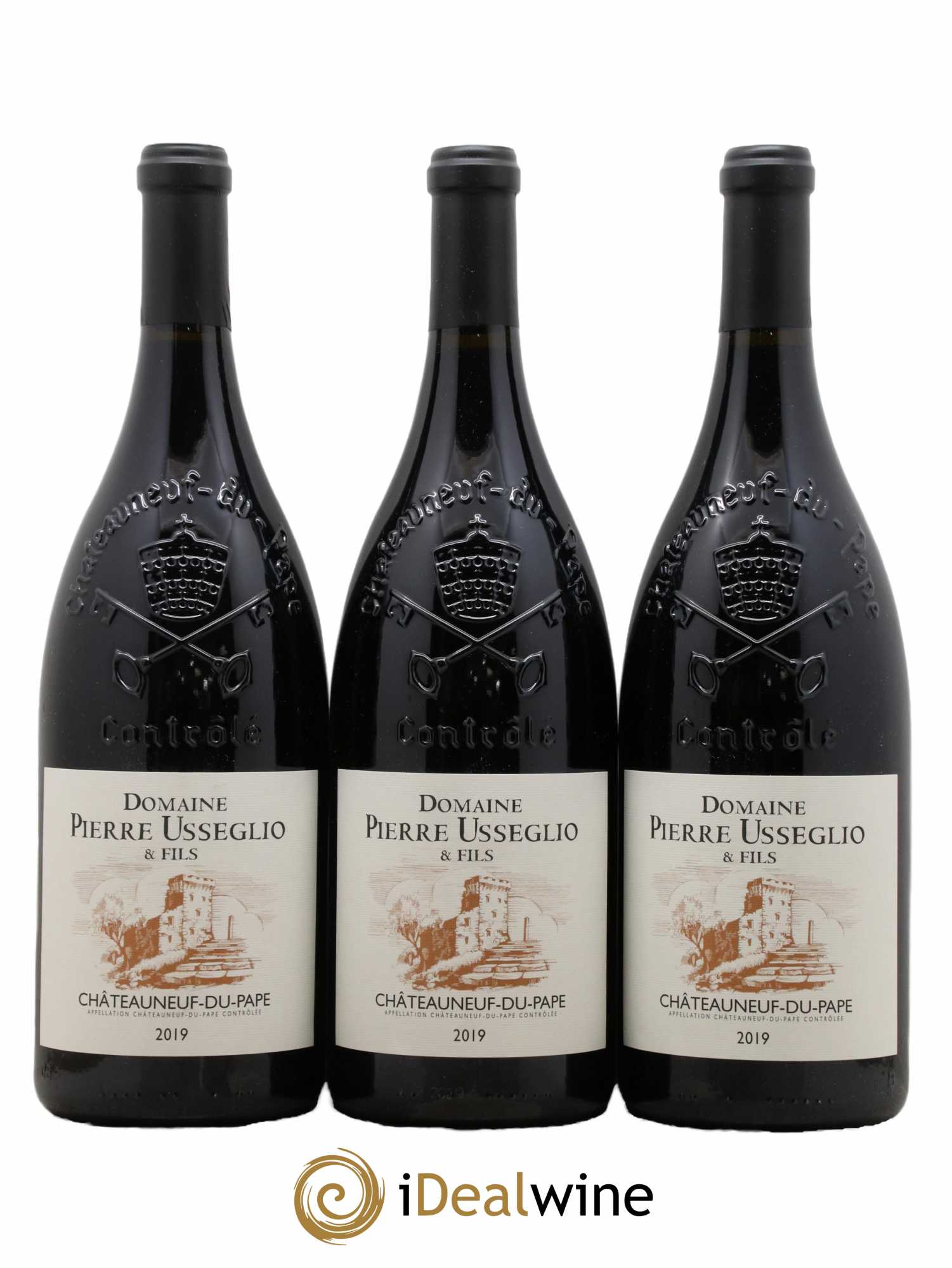 Châteauneuf-du-Pape Tradition Pierre Usseglio & Fils 2019 - Lot de 3 magnums - 0