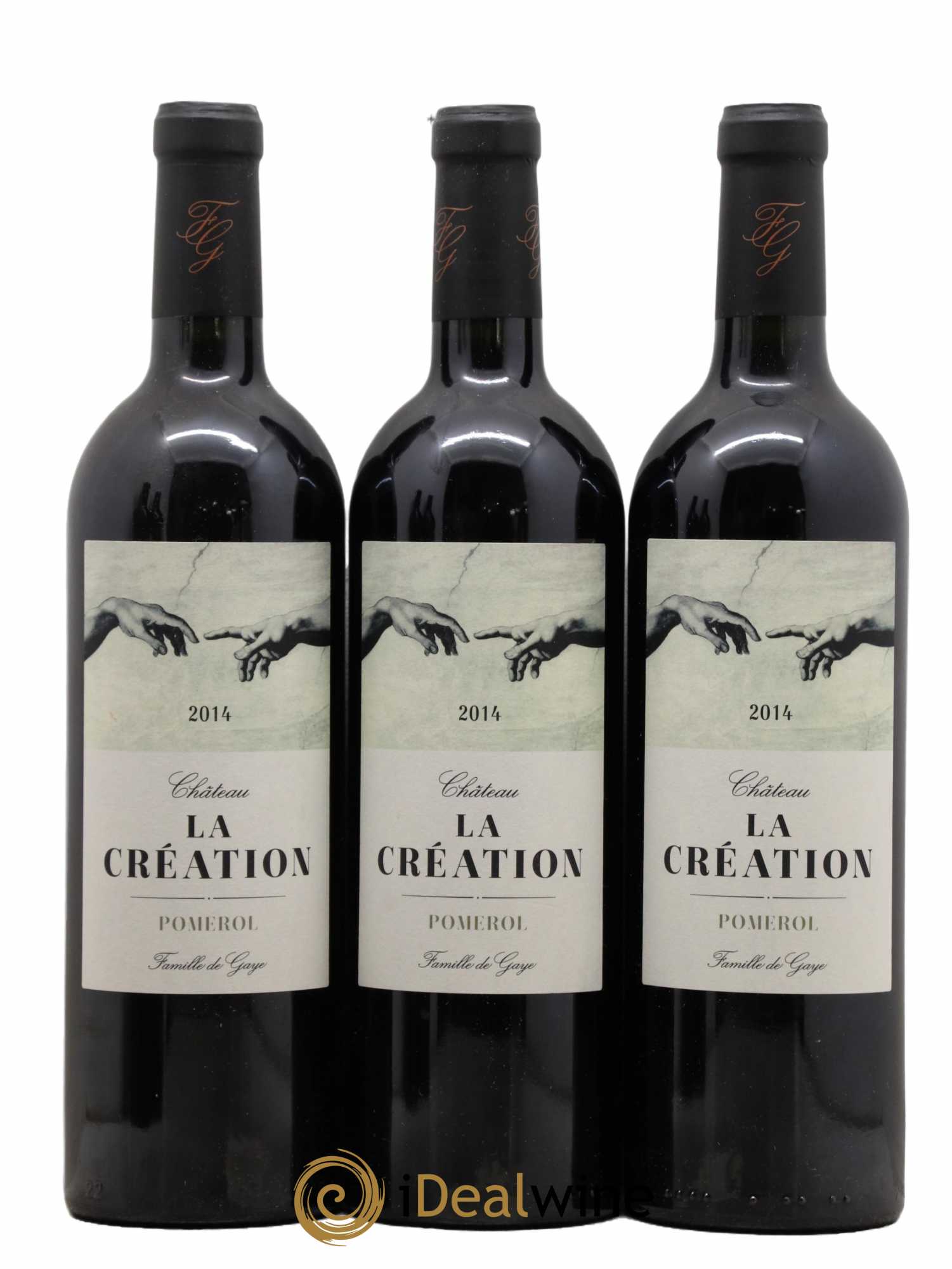 Pomerol Château La Création 2014 - Lot de 3 bouteilles - 0