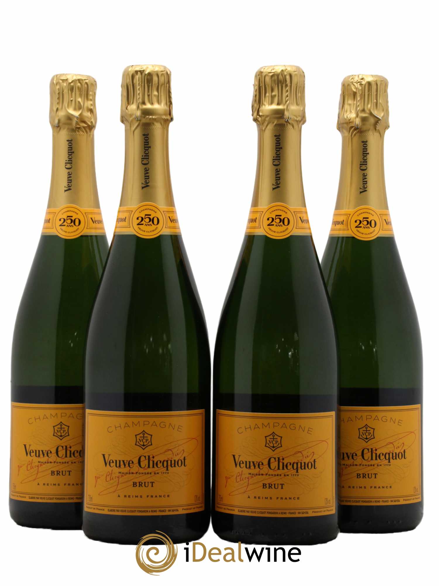 Carte Jaune Brut Veuve Clicquot - Lot de 4 bouteilles - 0