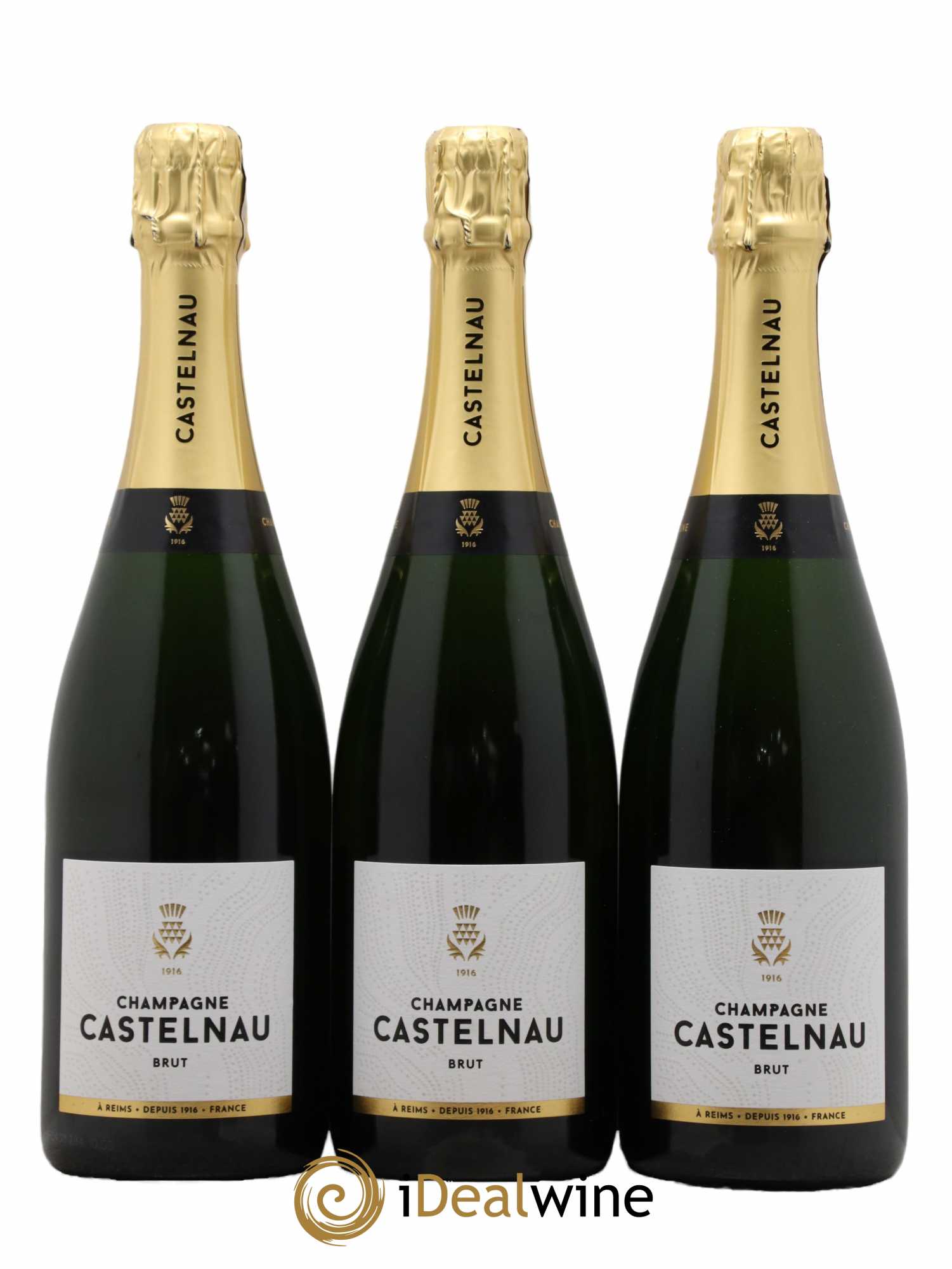 Champagne Brut Réserve Maison Castelnau - Lot de 3 bouteilles - 0
