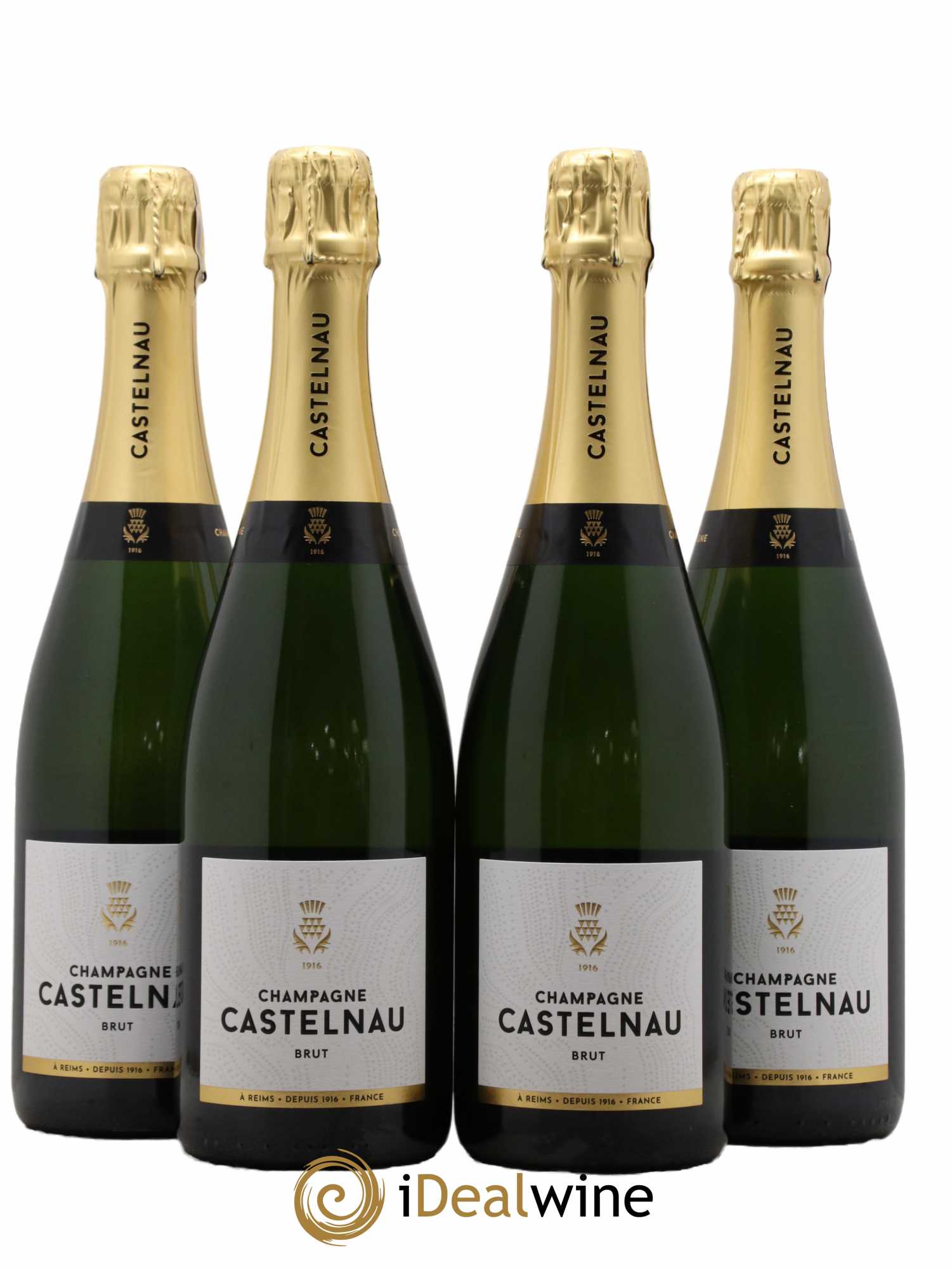 Champagne Brut Réserve Maison Castelnau - Lot de 4 bouteilles - 0