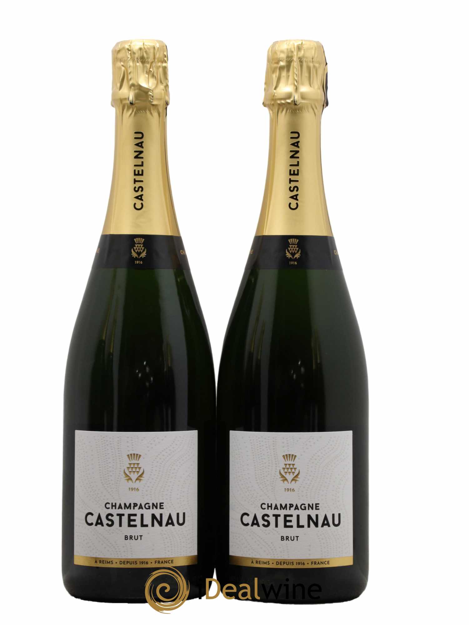 Champagne Brut Réserve Maison Castelnau - Lot de 2 bouteilles - 0
