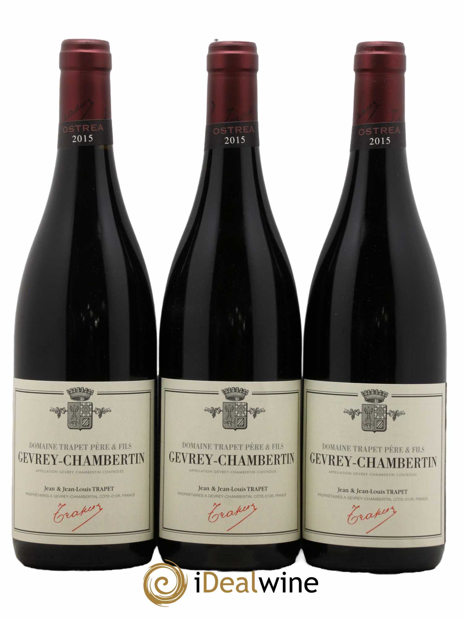 Gevrey-Chambertin Ostrea Domaine Trapet 2015 - Lotto di 3 bottiglie - 0