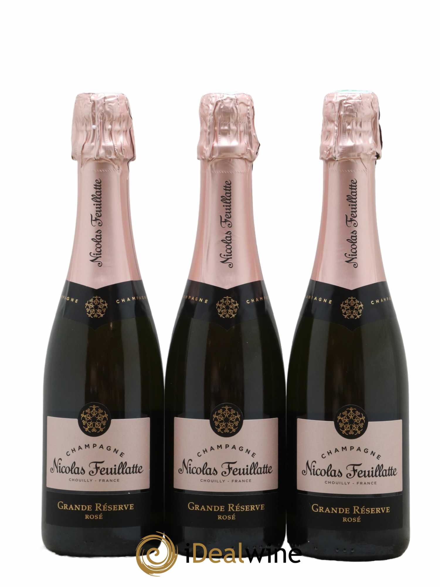 Rosé Nicolas Feuillate - Lot de 3 demi bouteilles - 0