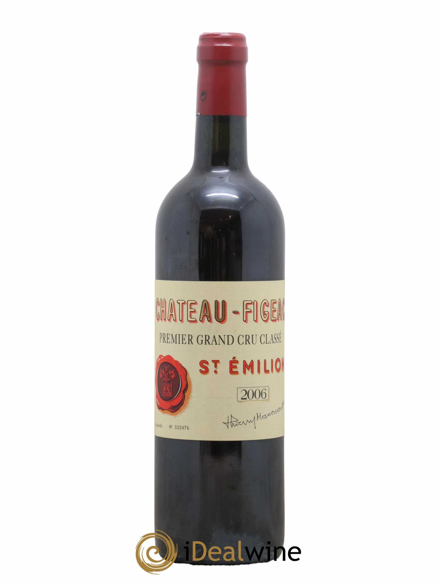 Château Figeac 1er Grand Cru Classé A 2006 - Lot de 1 bouteille - 0