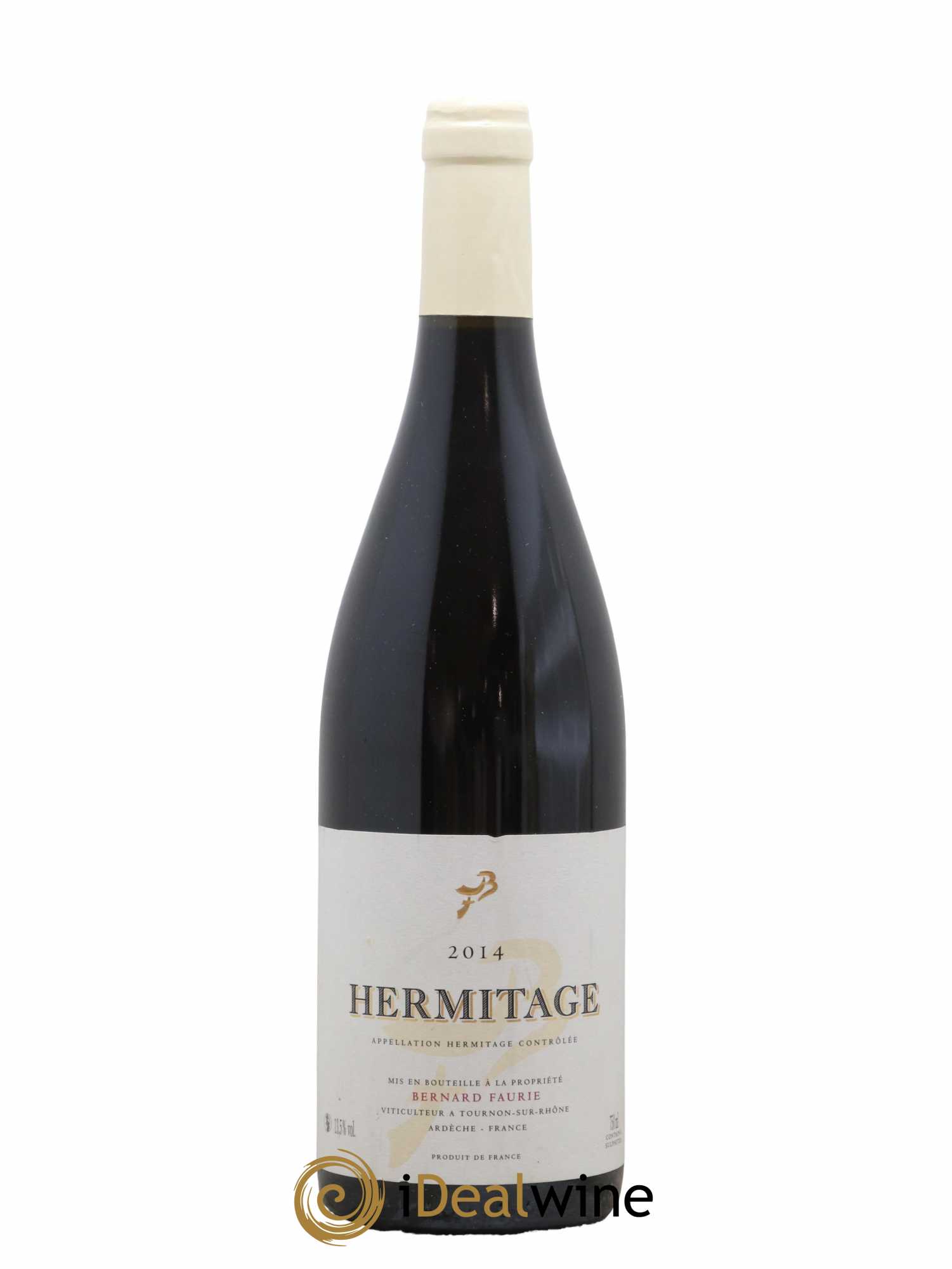 Hermitage Greffieux Bessards (capsule blanche) Bernard Faurie 2014 - Lot de 1 bouteille - 0