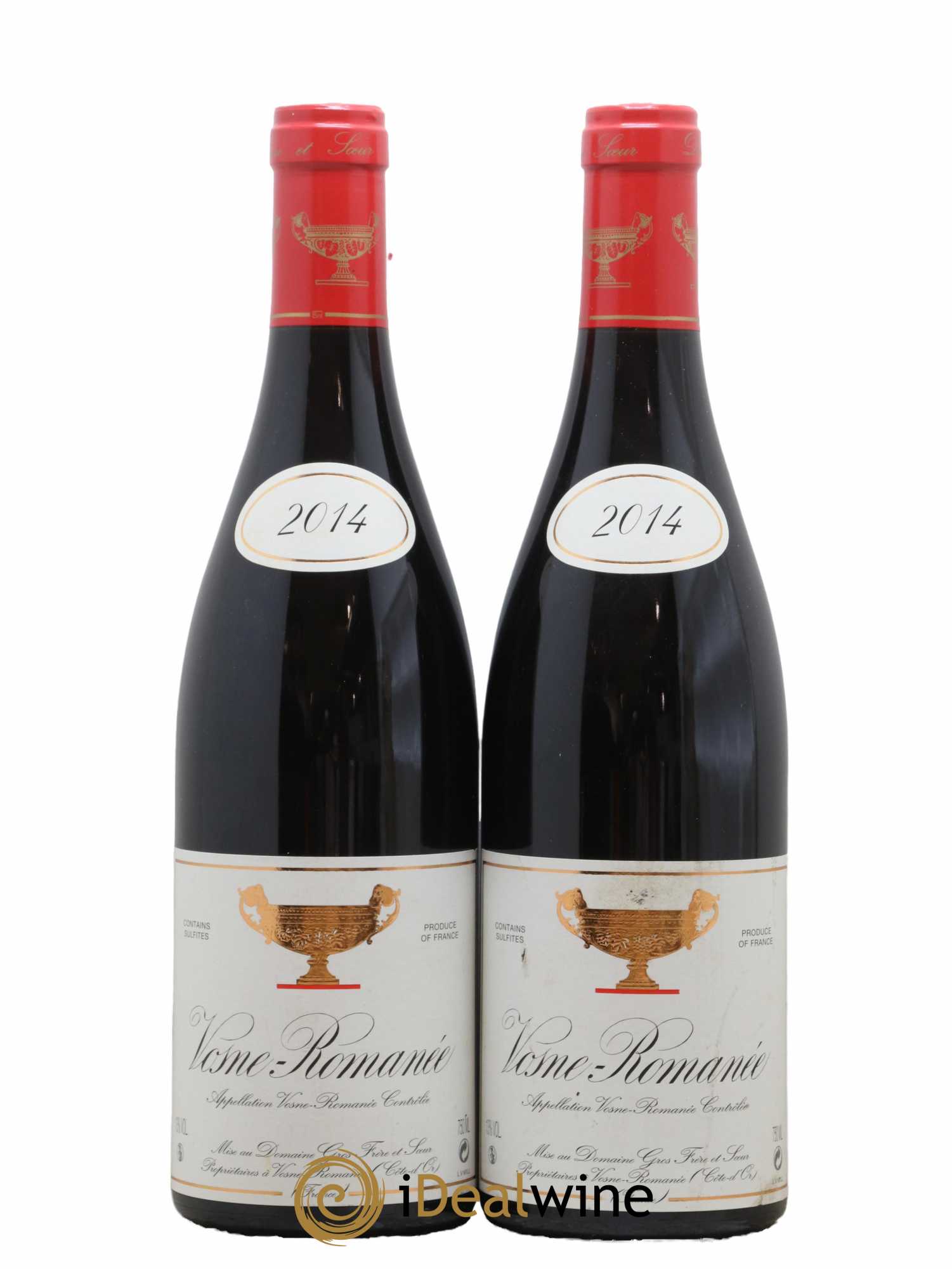 Vosne-Romanée Gros Frère & Soeur 2014 - Lot de 2 bouteilles - 0