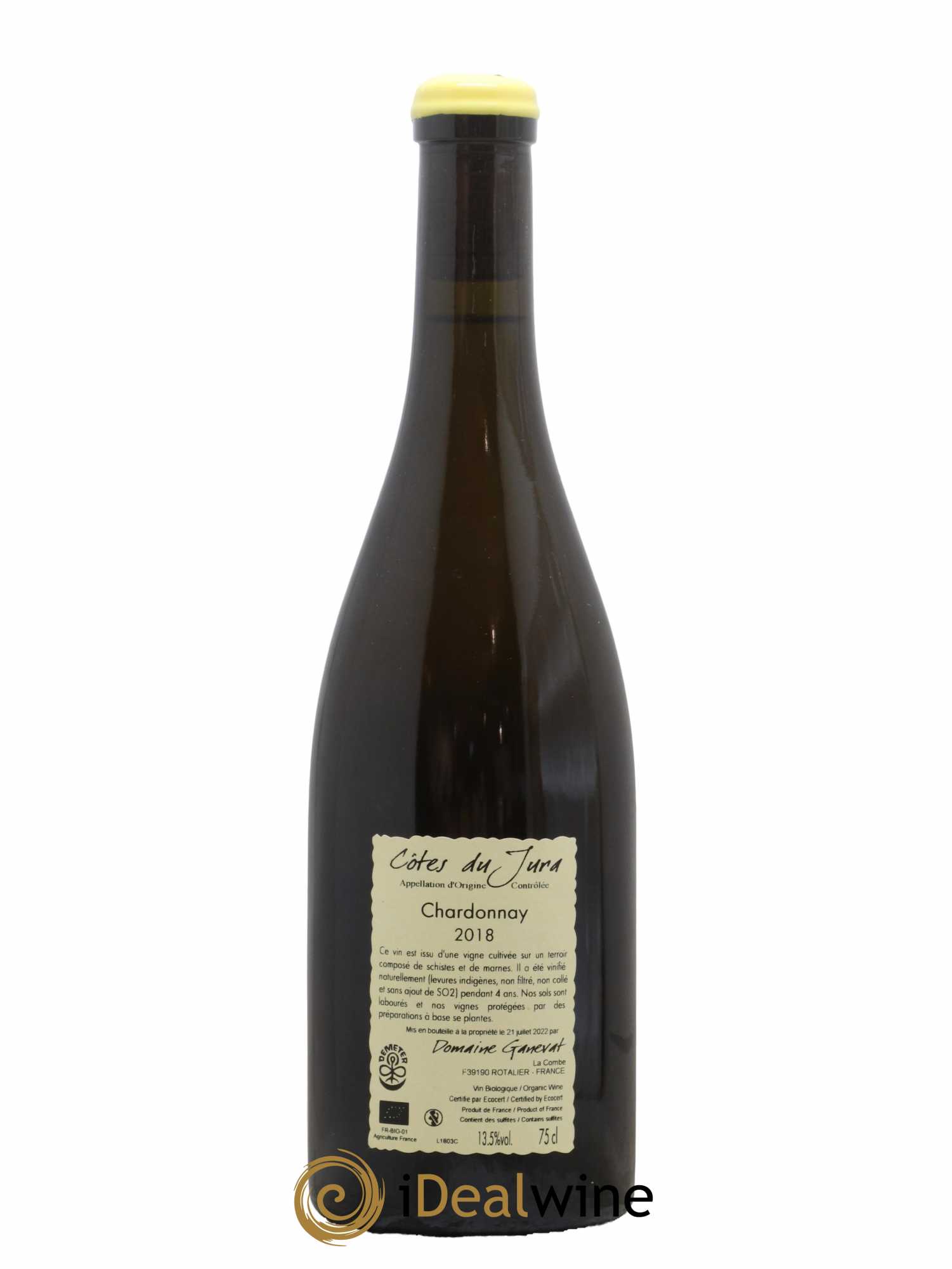 Côtes du Jura Chardonnay En Billat Jean-François Ganevat (Domaine) 2018 - Lot de 1 bouteille - 1