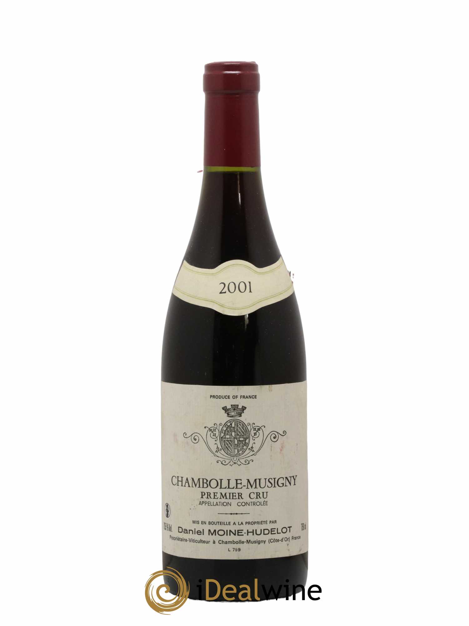Chambolle-Musigny 1er Cru Moine-Hudelot 2001 - Lot de 1 bouteille - 0