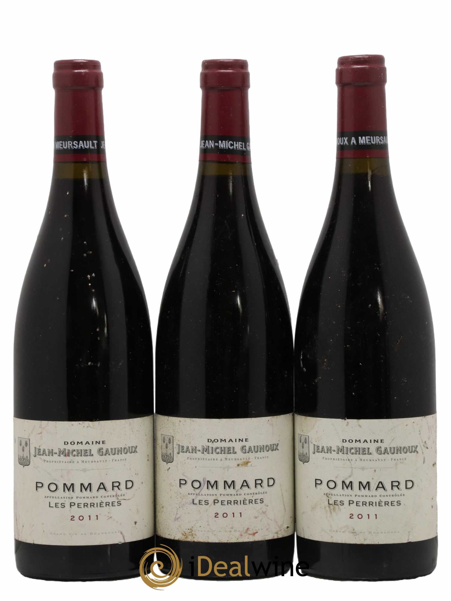 Pommard Les Perrières Jean-Michel Gaunoux 2011 - Lot de 3 bouteilles - 0