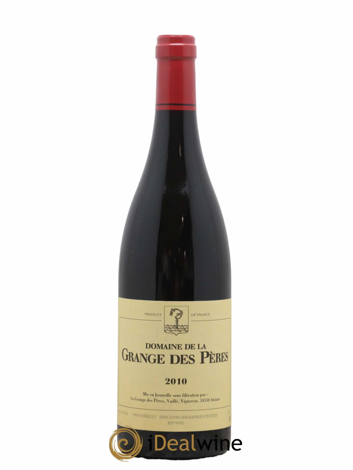 Pays d'Hérault Grange des Pères Laurent Vaillé 2010 - Lot de 1 bouteille - 0