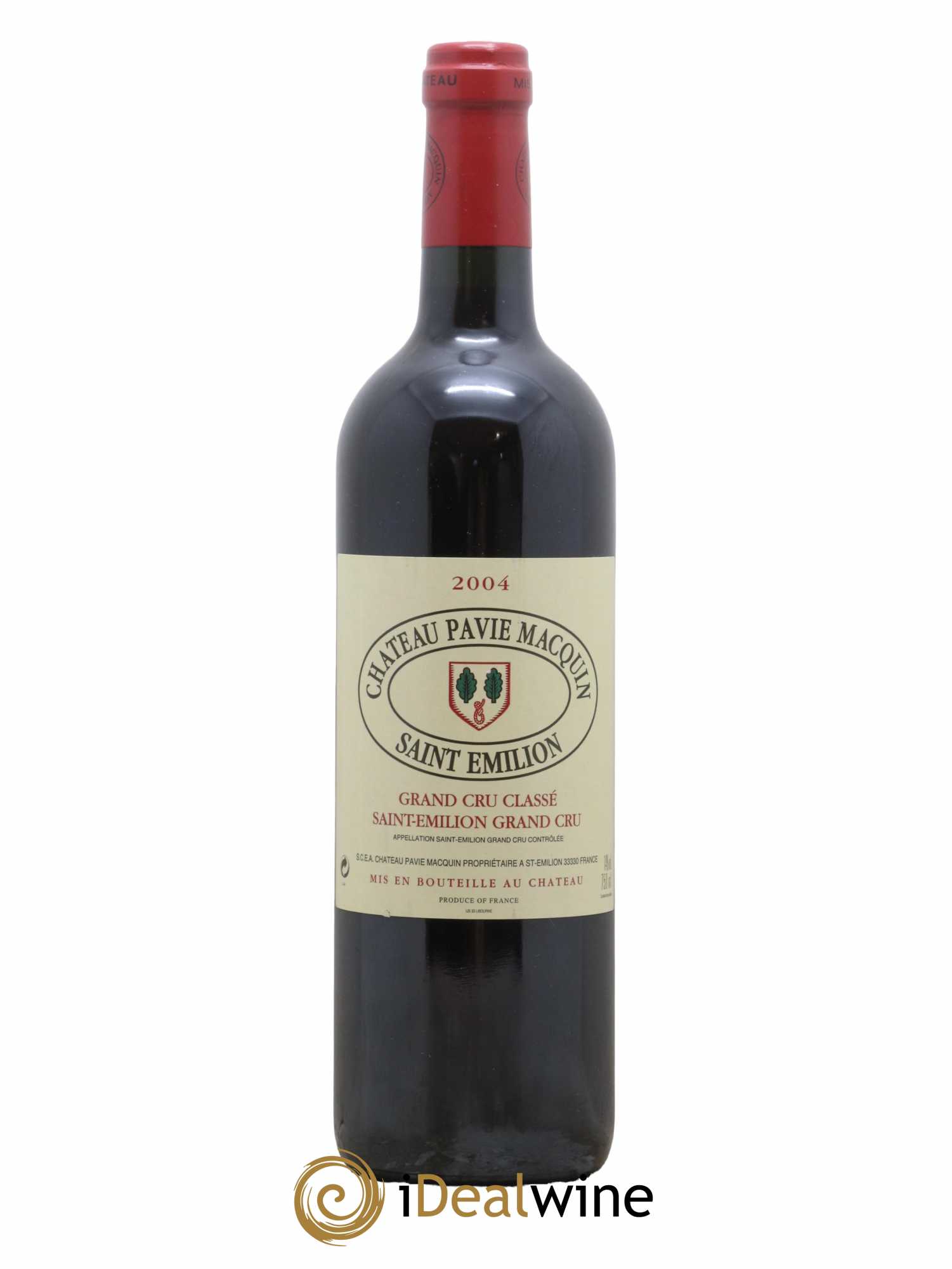 Château Pavie Macquin 1er Grand Cru Classé B 2004 - Lot de 1 bouteille - 0