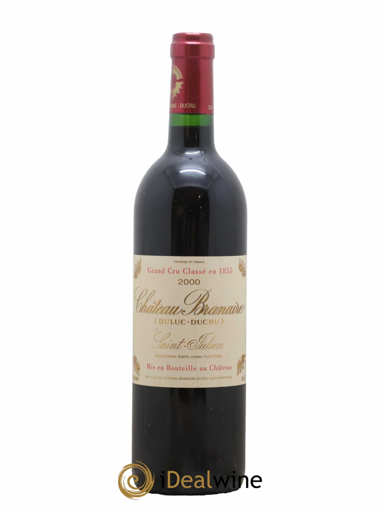 Château Branaire Ducru 4ème Grand Cru Classé 2000 - Lot de 1 bouteille - 0