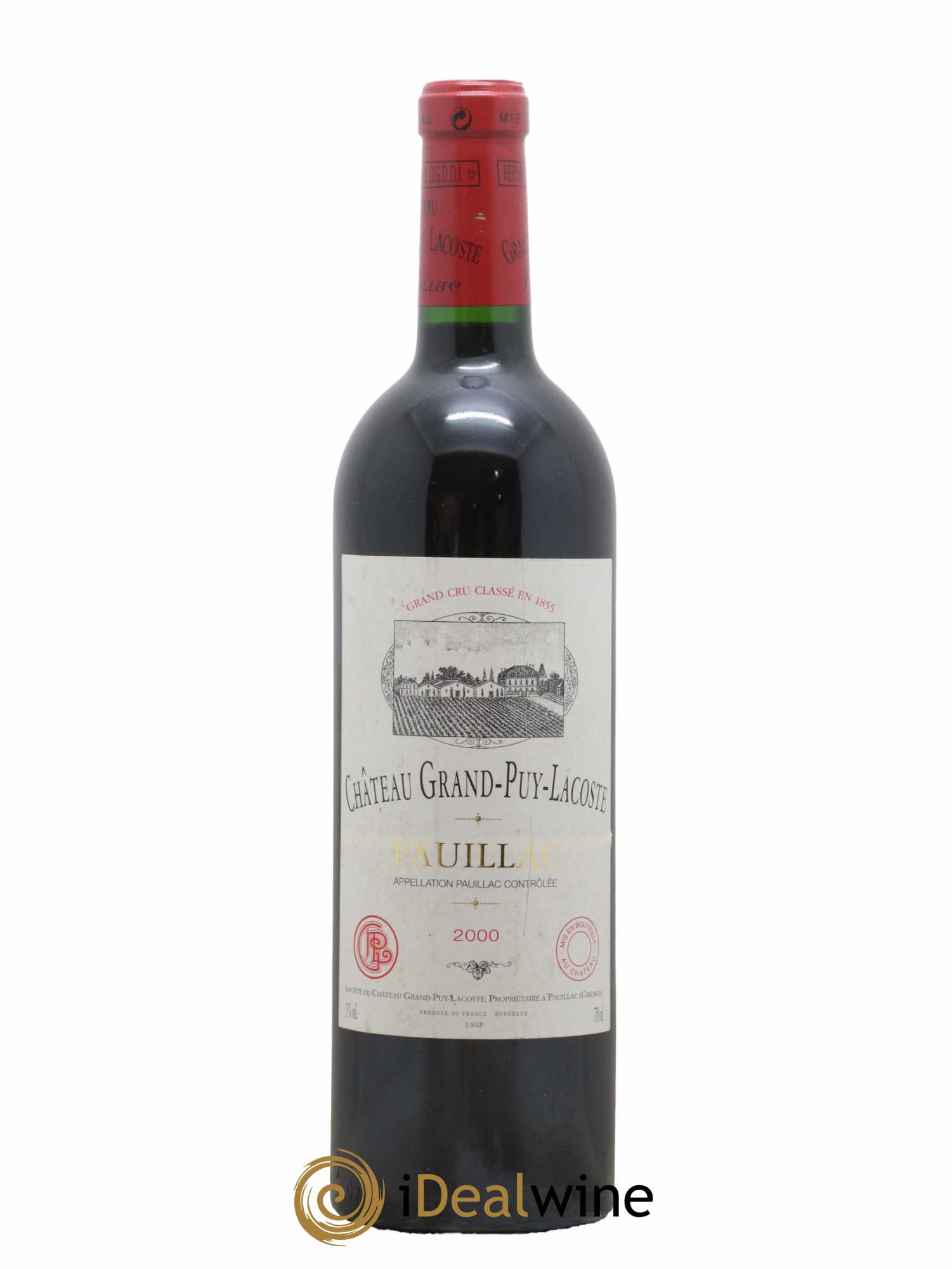 Château Grand Puy Lacoste 5ème Grand Cru Classé 2000 - Posten von 1 Flasche - 0