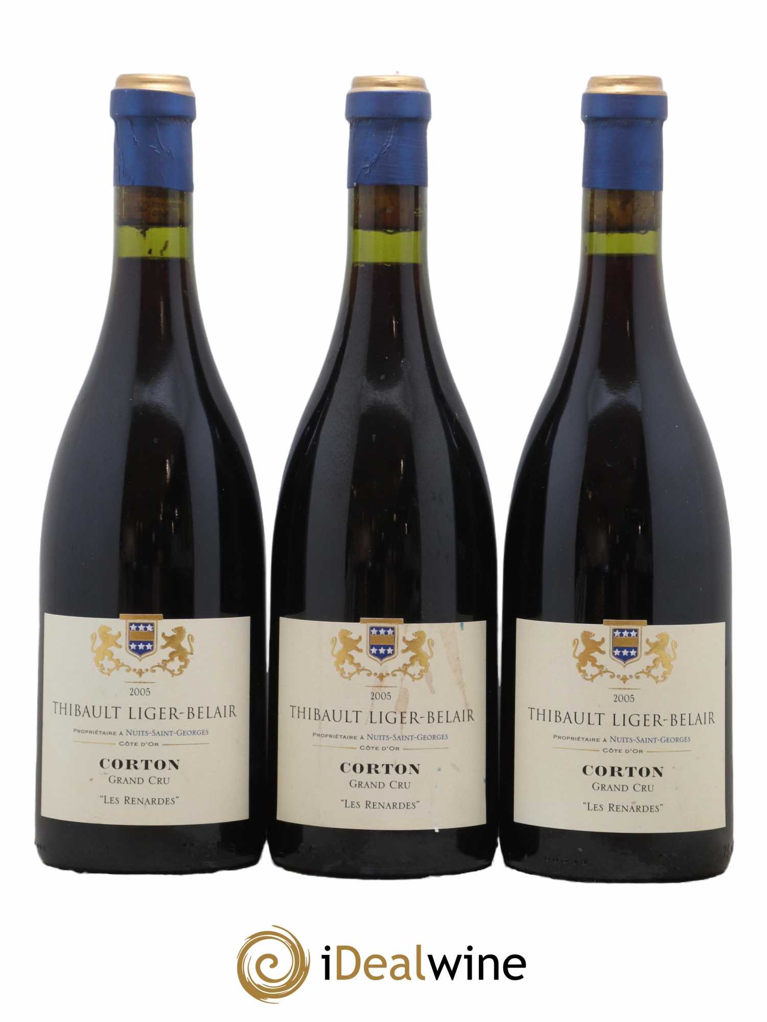 Corton Grand Cru Les Renardes Thibault Liger-Belair 2005 - Lot de 3 bouteilles - 0