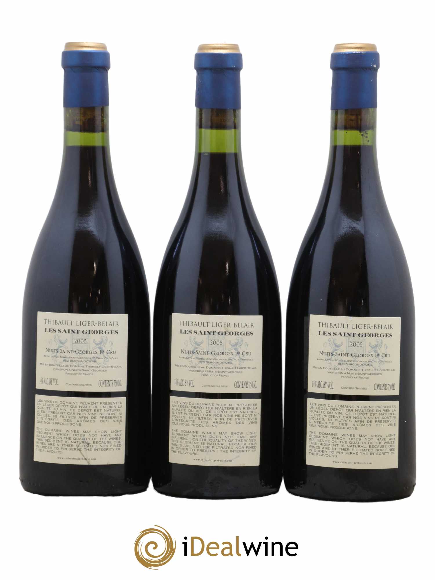 Nuits-Saint-Georges 1er Cru Les Saint-Georges Thibault Liger-Belair 2005 - Lot de 3 bouteilles - 1