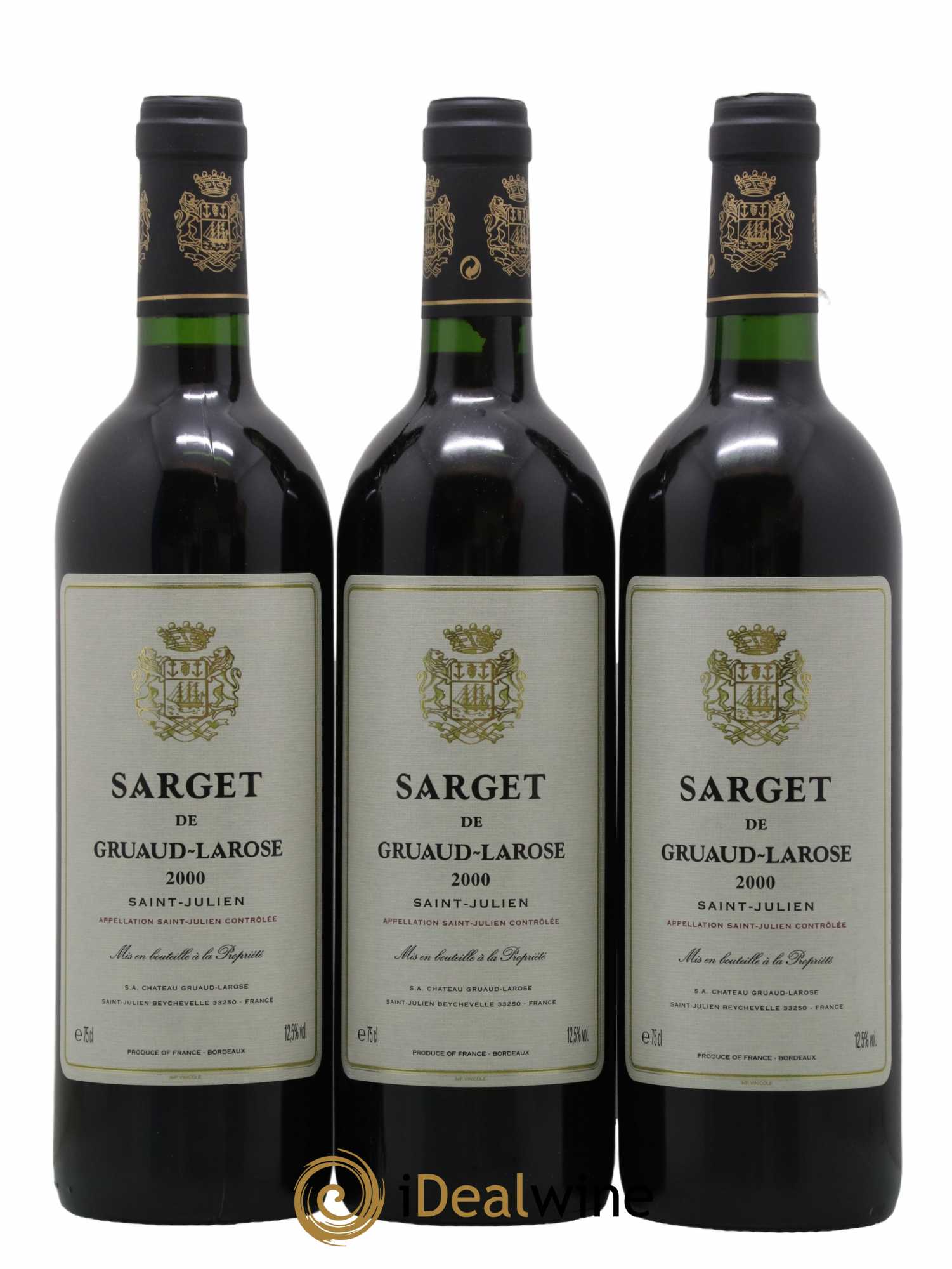 Sarget de Gruaud Larose Second Vin  2000 - Lot of 12 bottles - 2