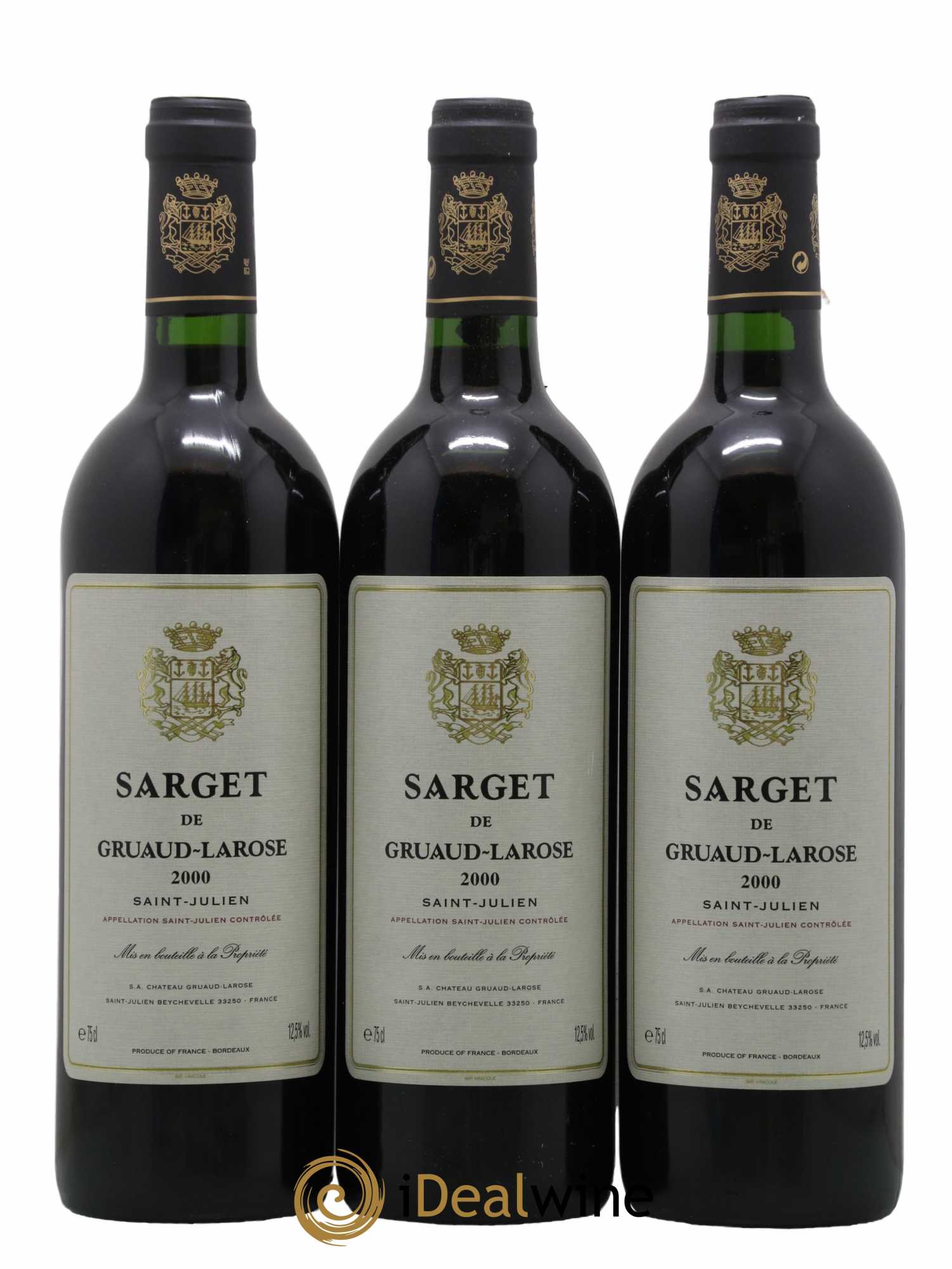 Sarget de Gruaud Larose Second Vin  2000 - Lot of 12 bottles - 3