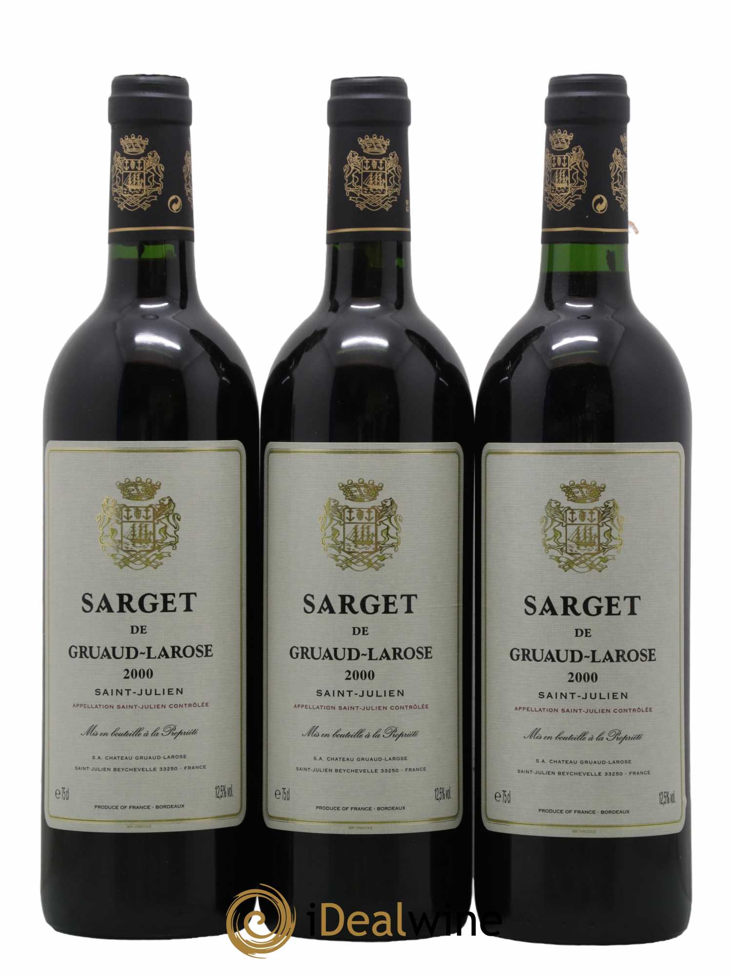 Sarget de Gruaud Larose Second Vin  2000 - Lot of 12 bottles - 4