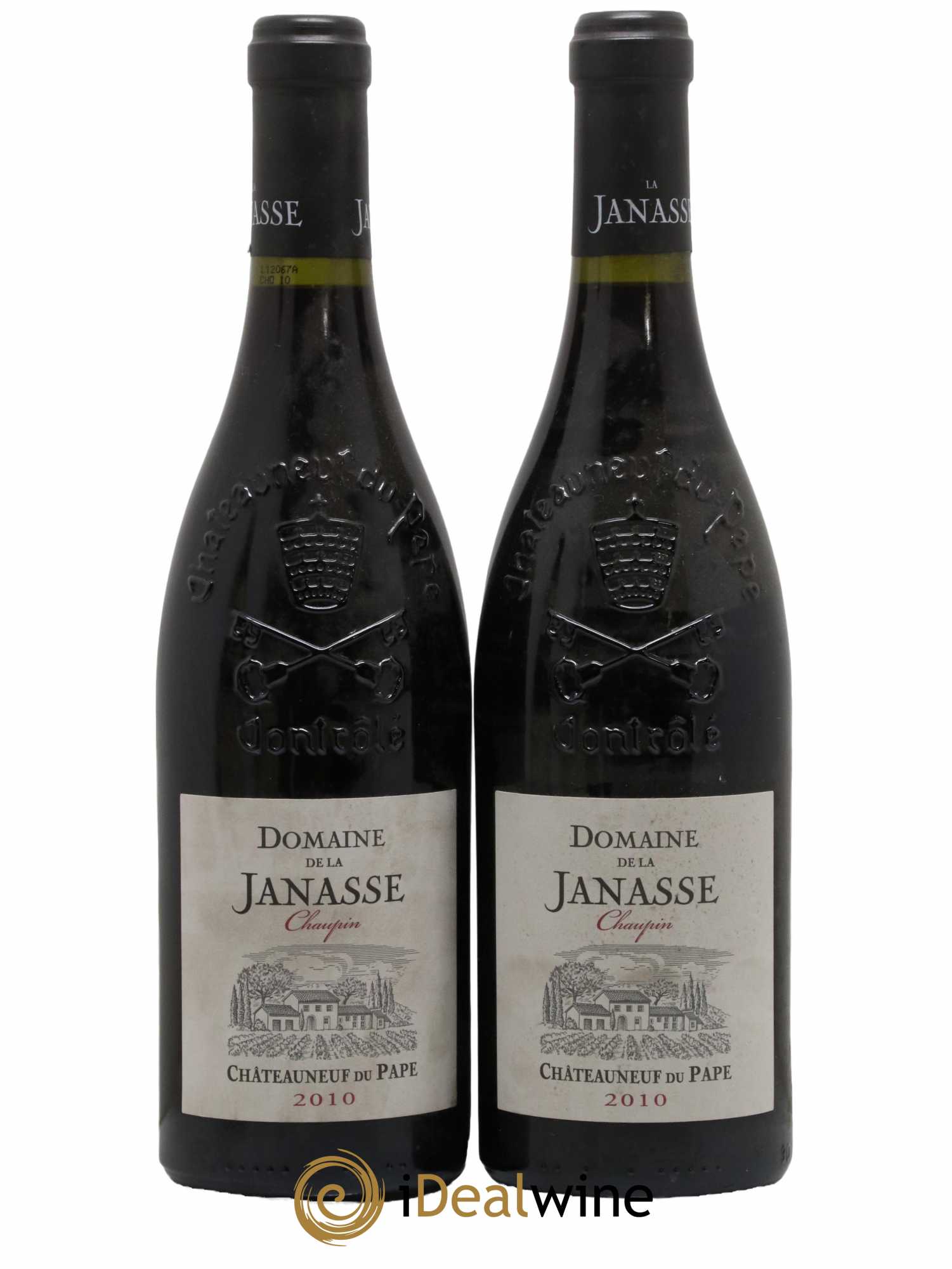 Châteauneuf-du-Pape Cuvée Chaupin La Janasse (Domaine de) 2010 - Lot de 2 bouteilles - 0
