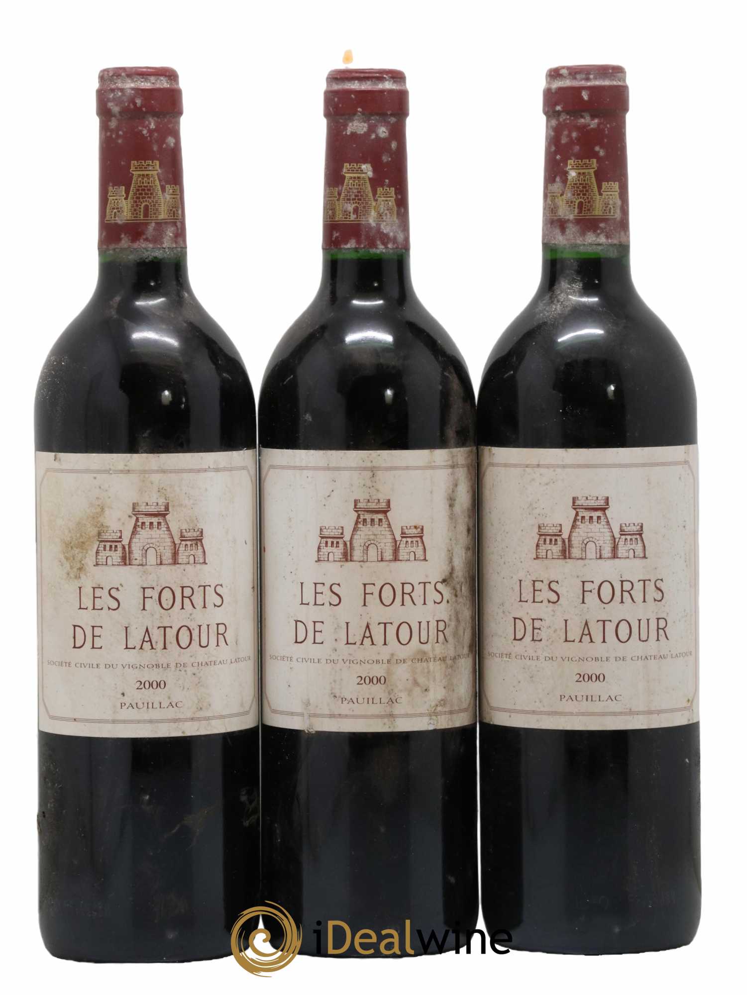 Les Forts de Latour Second Vin 2000 - Lot de 3 bouteilles - 0