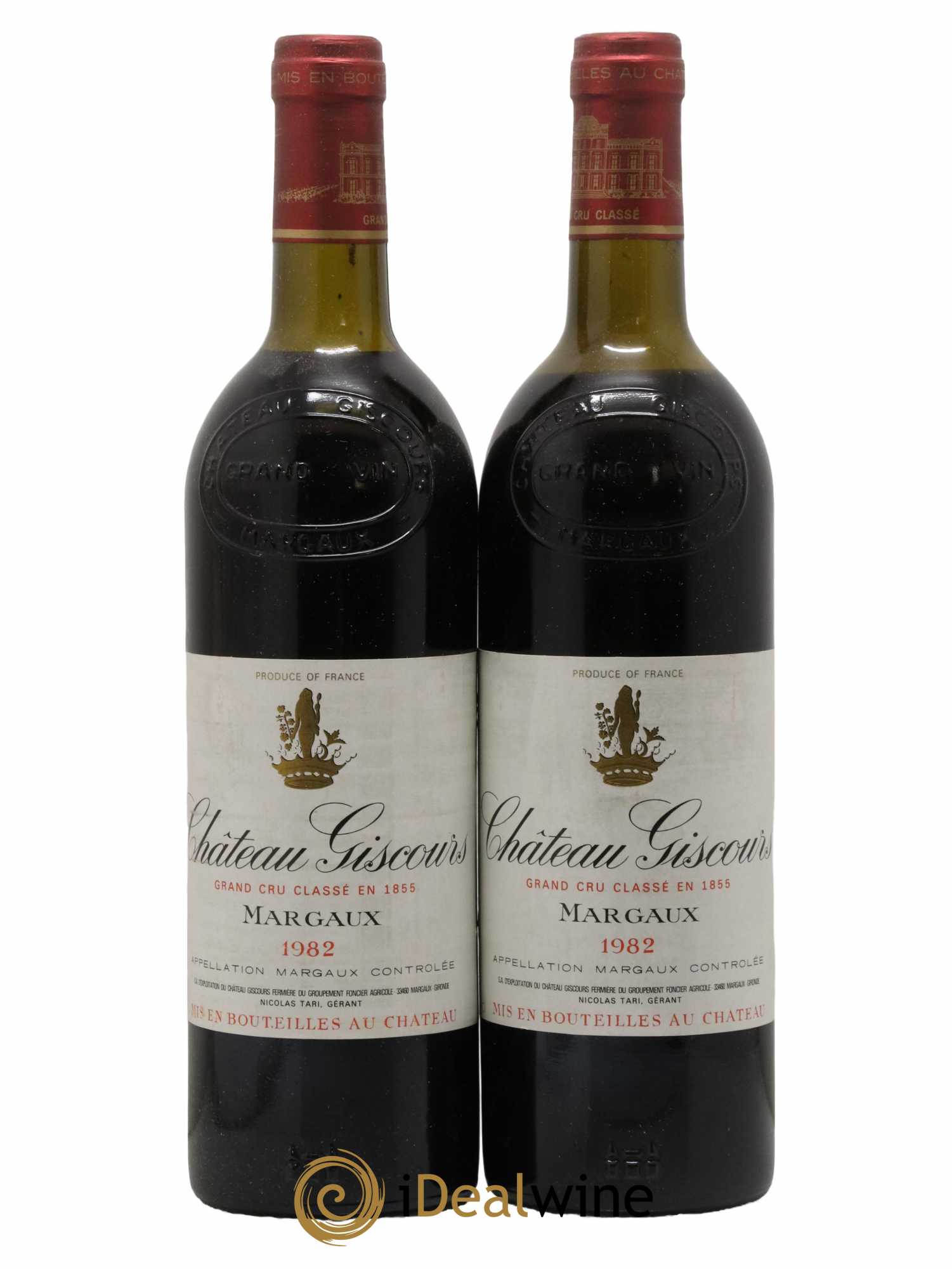 Château Giscours 3ème Grand Cru Classé 1982 - Lot de 2 bouteilles - 0