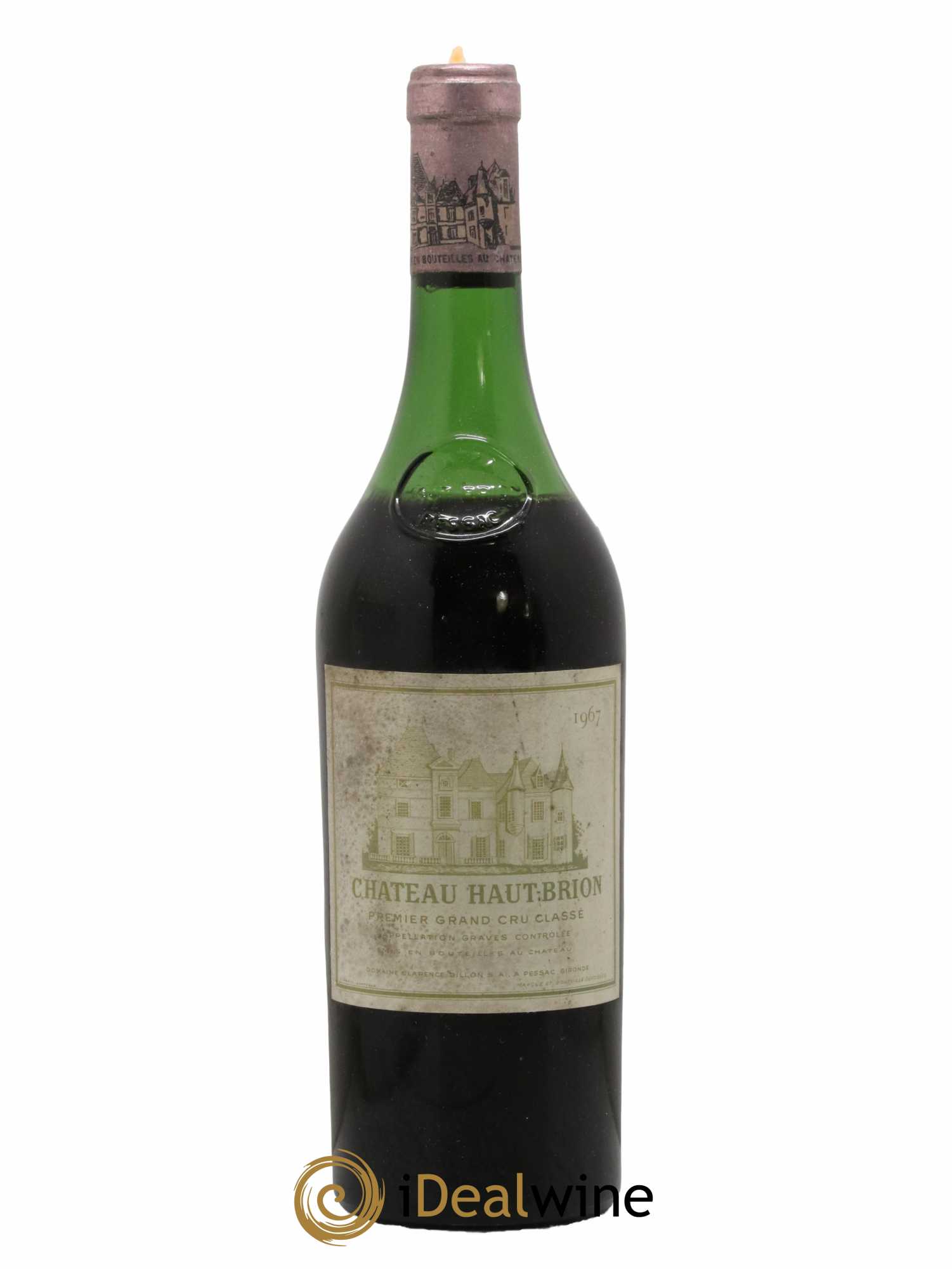 Château Haut Brion 1er Grand Cru Classé 1967 - Lotto di 1 bottiglia - 0