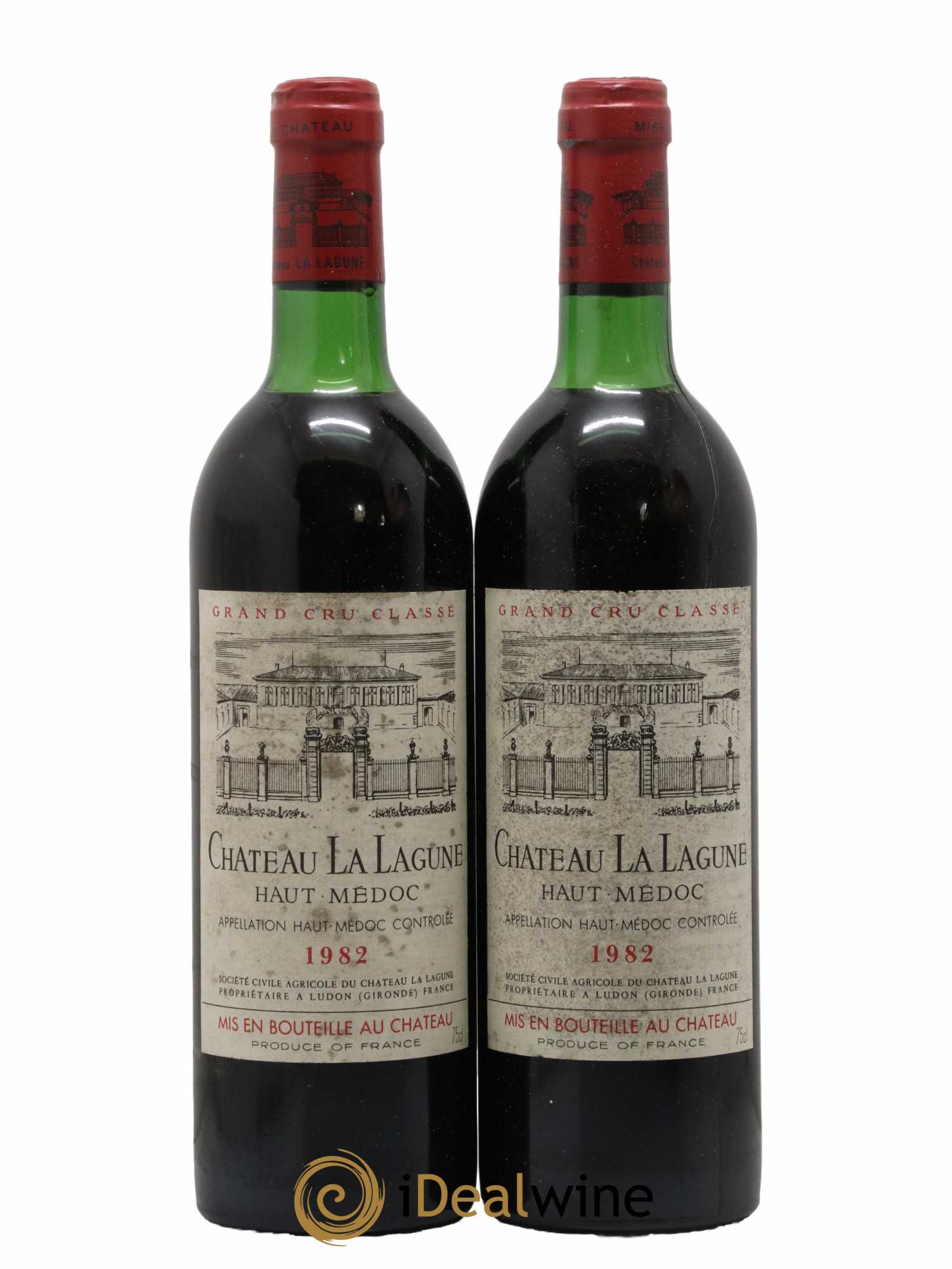 Château la Lagune 3ème Grand Cru Classé 1982 - Lot de 2 bouteilles - 0
